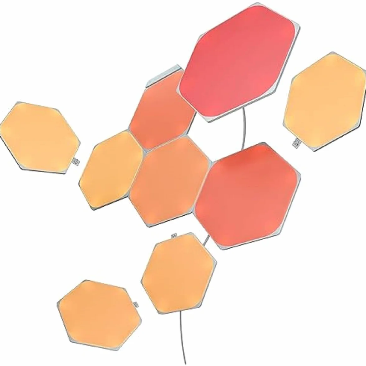 Nanoleaf Shapes Zestaw Oświetleniowy, Wielokolorowy, 9 sztuk
