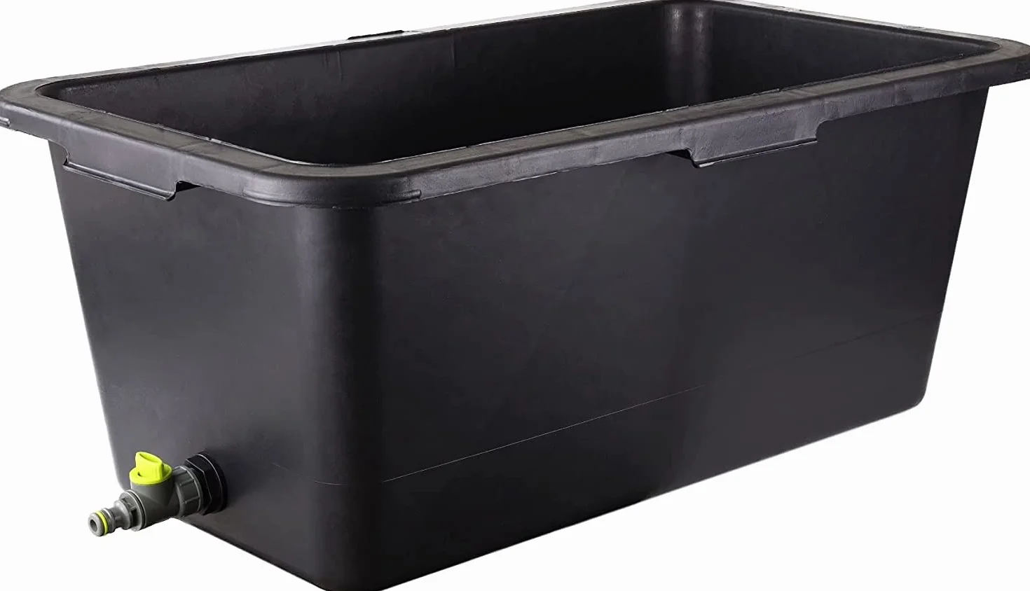 Wanna z zaworem spustowym dla psów i kotów, basen dla zwierząt domowych z kranem, plastikowy basen dla psów, 4 rozmiary (90 l; 78 x 48 x 31 [cm])