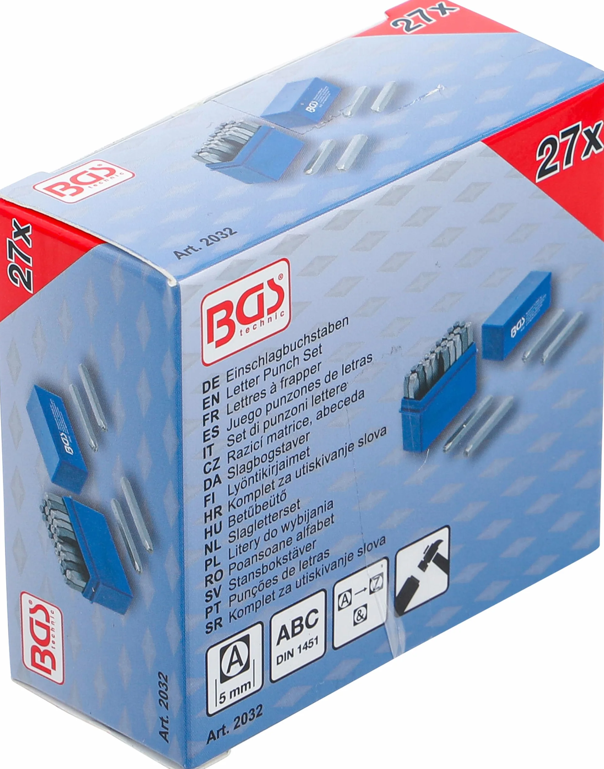 BGS 2032 Litery do wybijania 5 mm
