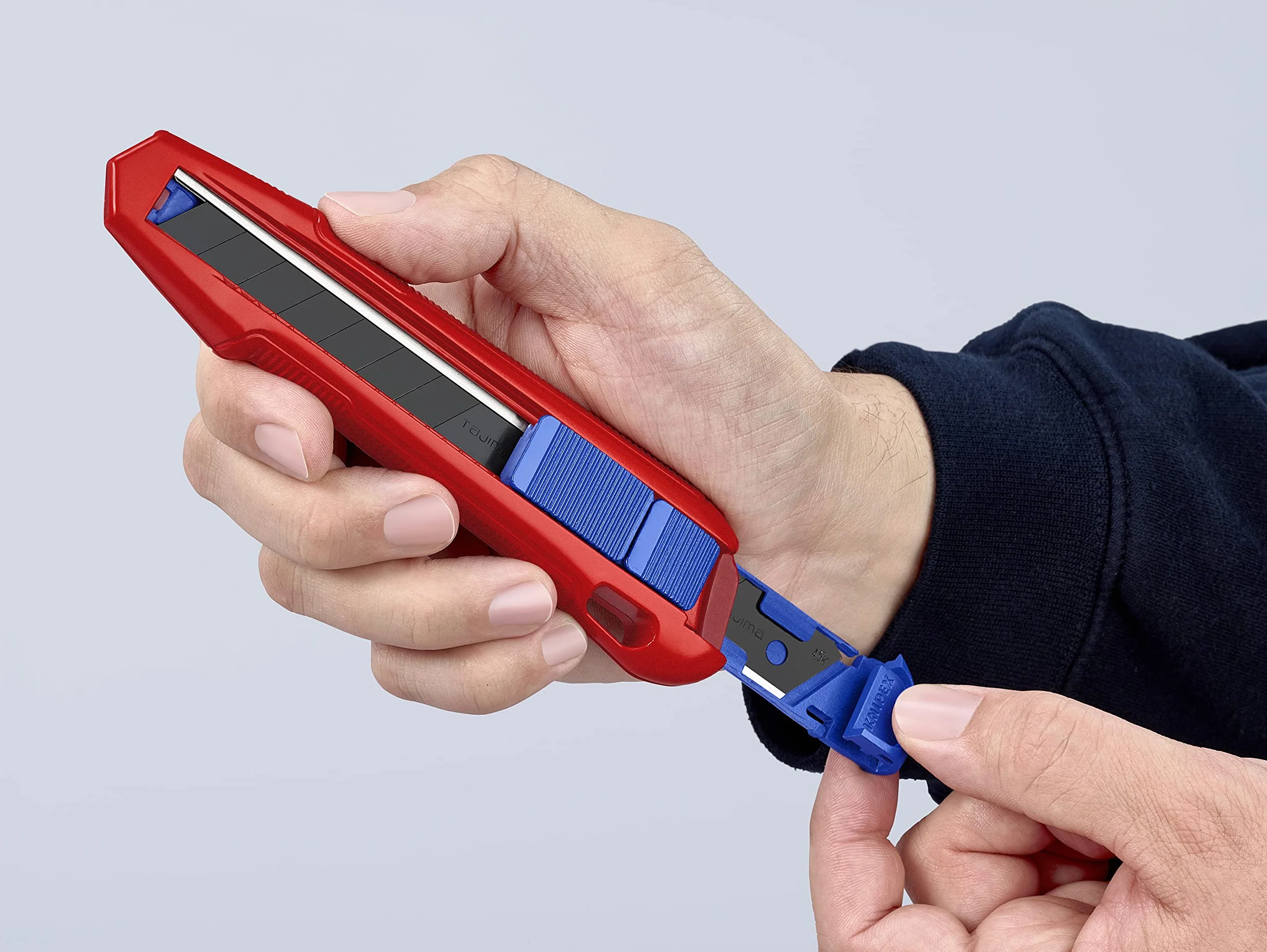 KNIPEX CutiX Nóż z odłamywanym ostrzem 165 mm 90 10 165 BK
