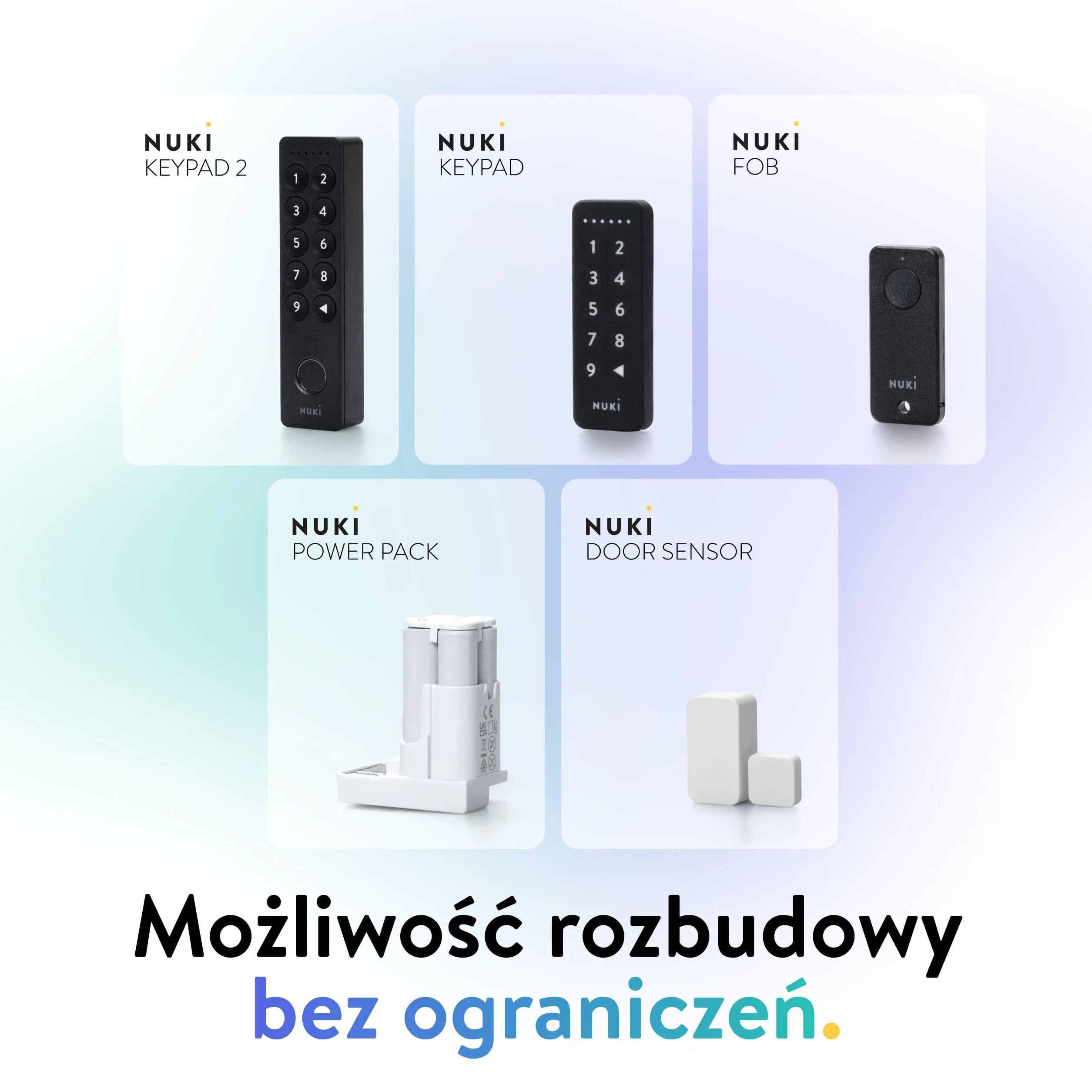 Nuki Smart Lock Go (2025) z Bluetooth, Wi-Fi & Matter, Elektroniczny zamek: smartfon jako klucz, bezkluczykowy dostęp, Inteligentny zamek, łatwy montaż bez wymiany wkładki