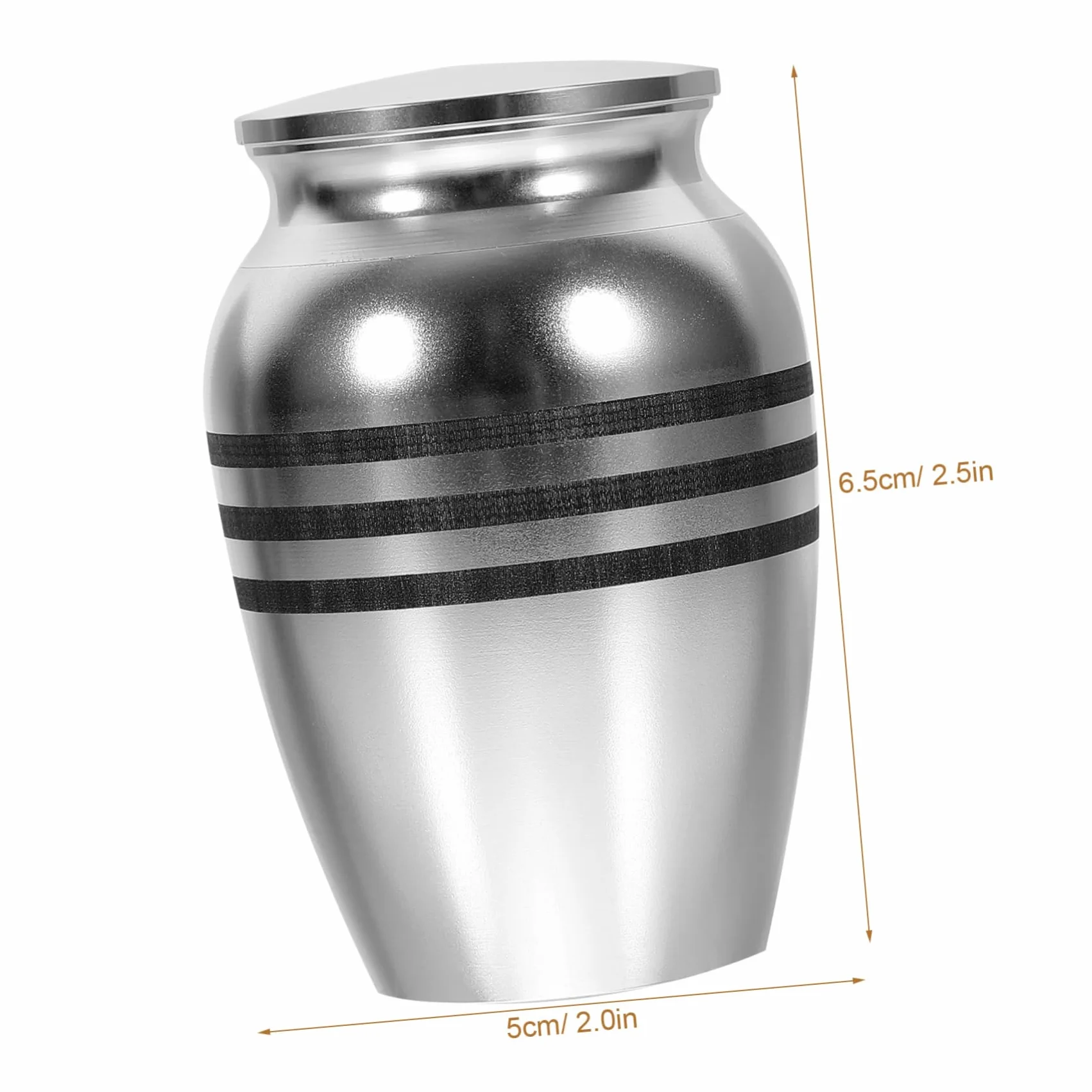 Pet Urn for Dogs and Cats Keepsake Ashes Container Stylish and Alloy Cinerary Casket for Pet Memorials