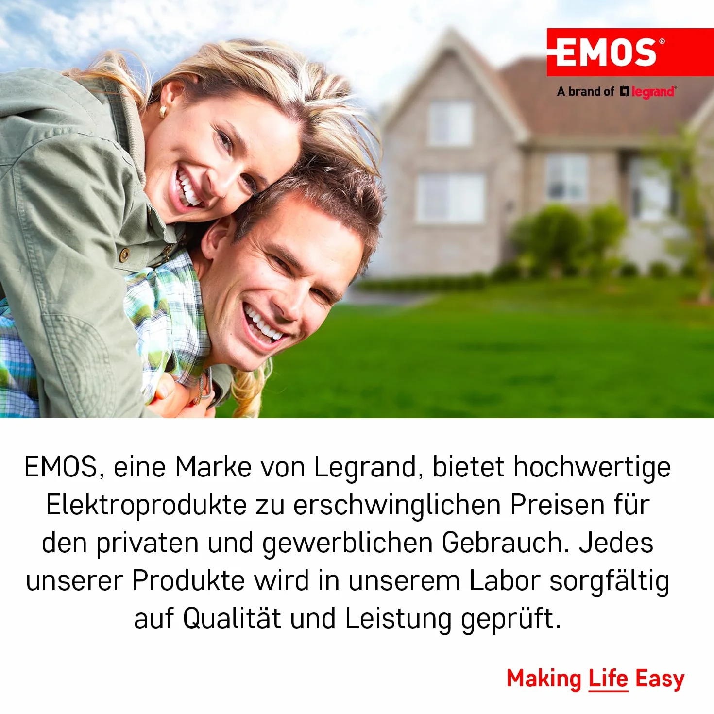 EMOS - Bęben kablowy 50 m – 4 gniazda Schuko – 230 V, 16 A, 3680 W – wysokiej jakości izolacja PCW – H05VV-F3G 1,5 mm² – zabezpieczenie przed przegrzaniem – IP20 do użytku wewnątrz pomieszczeń
