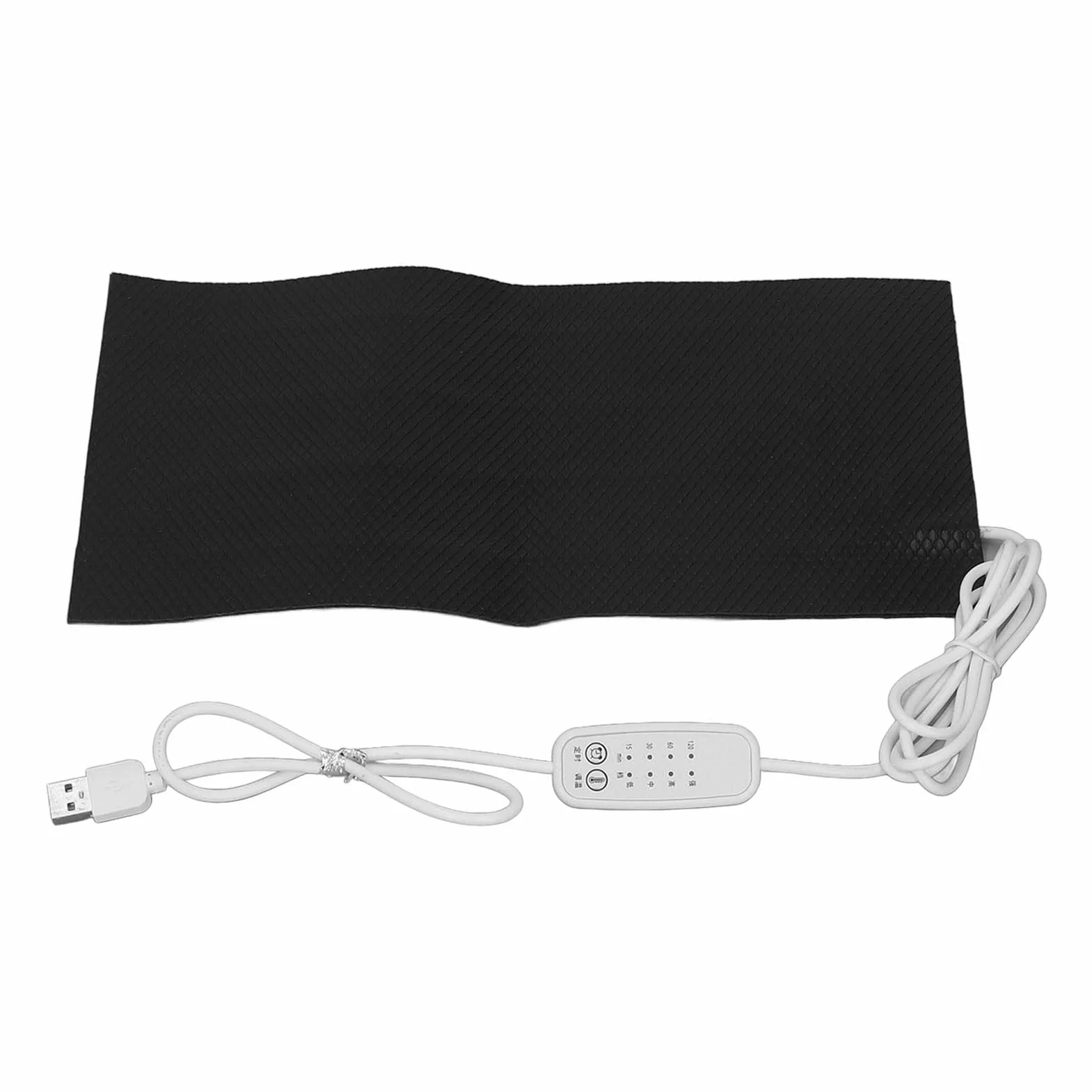 Fafeicy Podkładka Grzewcza, Regulowana Temperatura materiał PVC Przenośna Podkładka Grzewcza Zasilana USB dla Ramion Szyi z Tyłu 68-104 ° F Idealne do Użytku Domowego (20X25 cm)