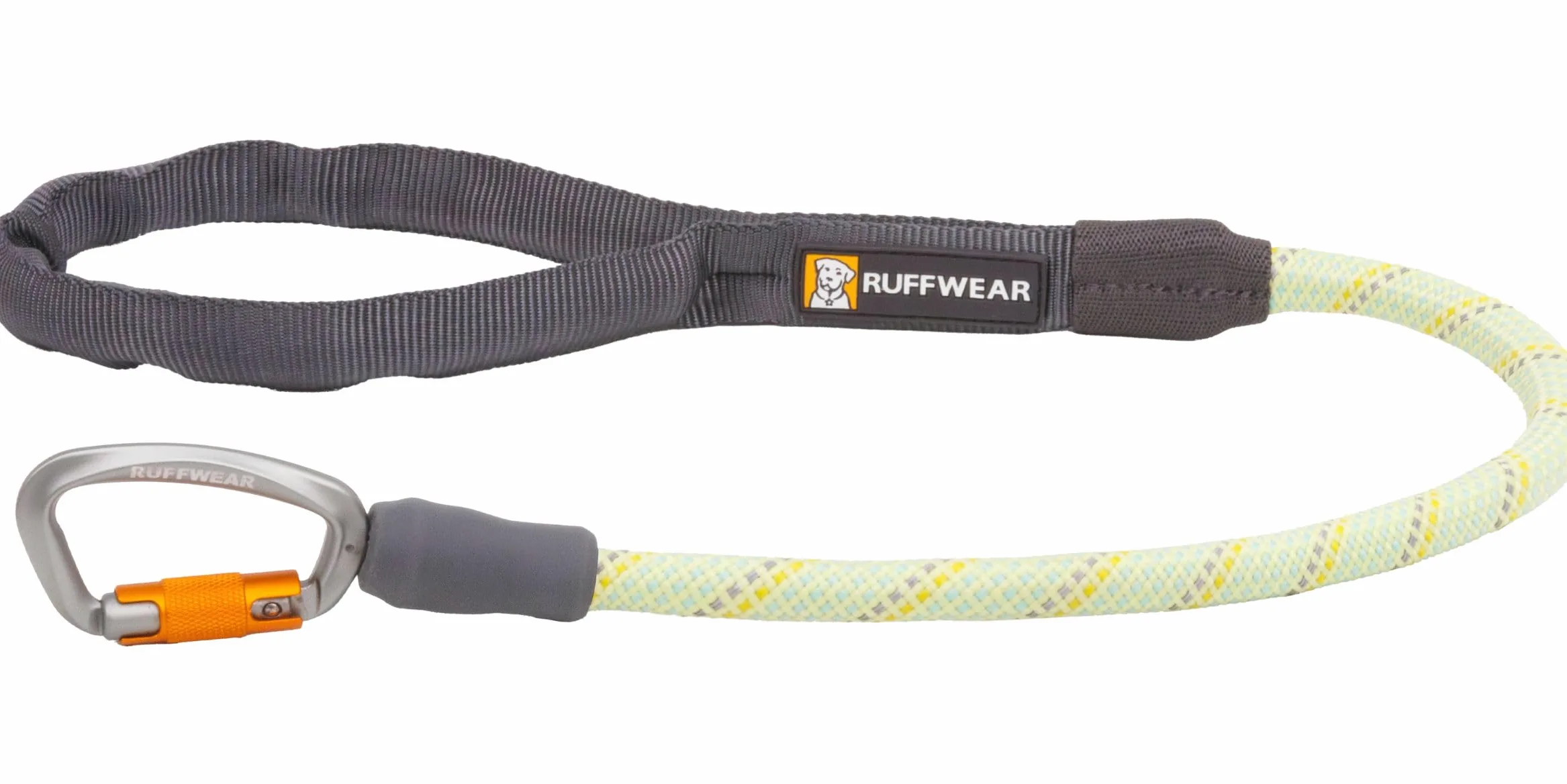 RUFFWEAR Knot-a-Long krótka smycz dla psa, bez ciągnięcia, 0,7 m z wyściełanym uchwytem, lekka i wytrzymała smycz dla psa, zapobiegająca plątaniu się i ciągnięciu, bezpieczny karabińczyk blokujący,