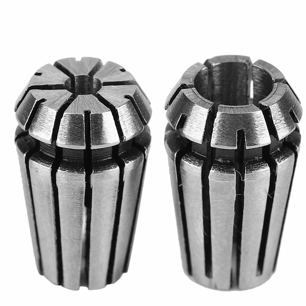 Precyzyjne uchwyty zaciskowe CNC 1/4" 1/8" do frezarki tokarki 2 sztuki
