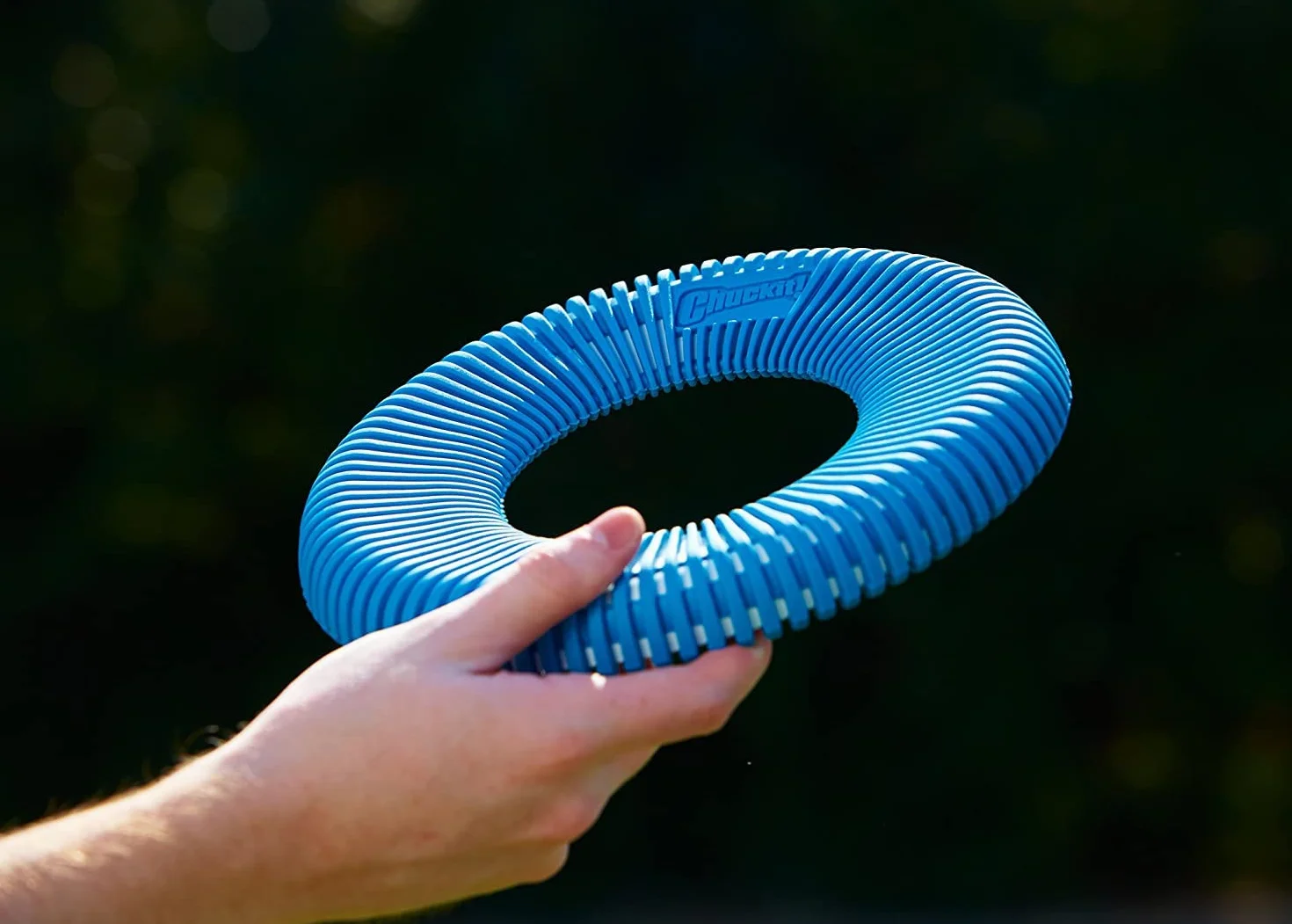 Chuckit! Wytrzymała ulotka zabawka dla psa frisbee rzut i przynieś zabawka przeciąganie liny latający rzut zabawka dla psów