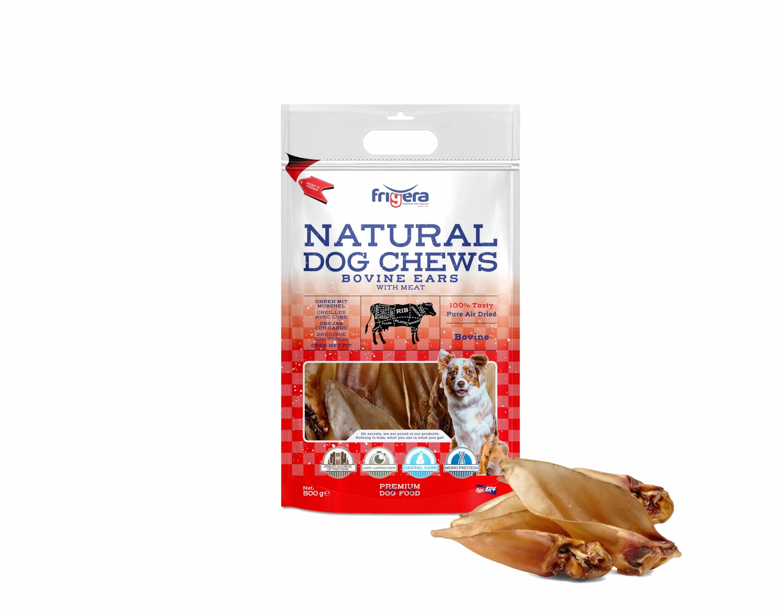 friGERA Bovine Ears with Meat 500 g