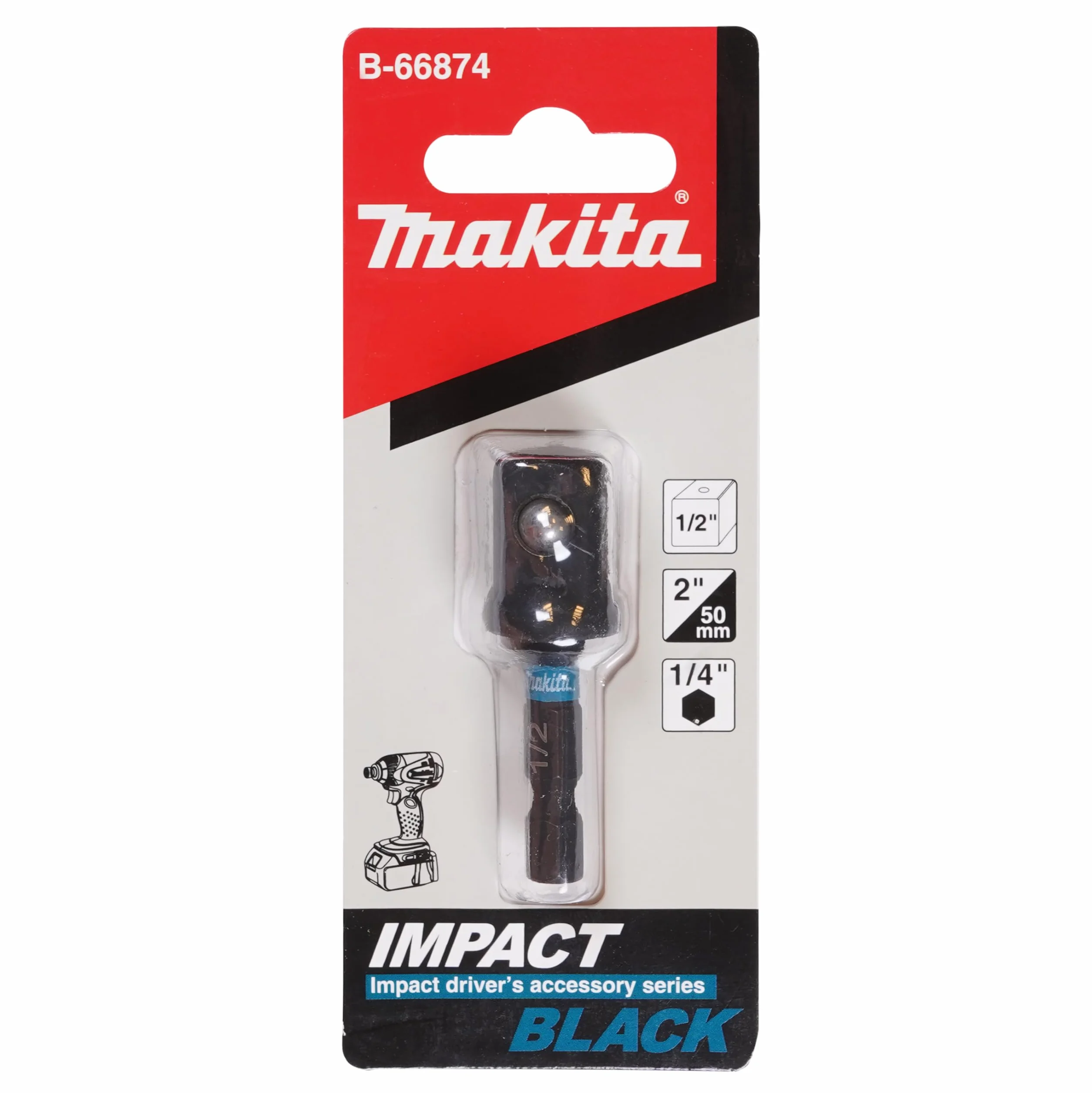 Makita adapter 1/4" 6KT - 1/2" 4KT