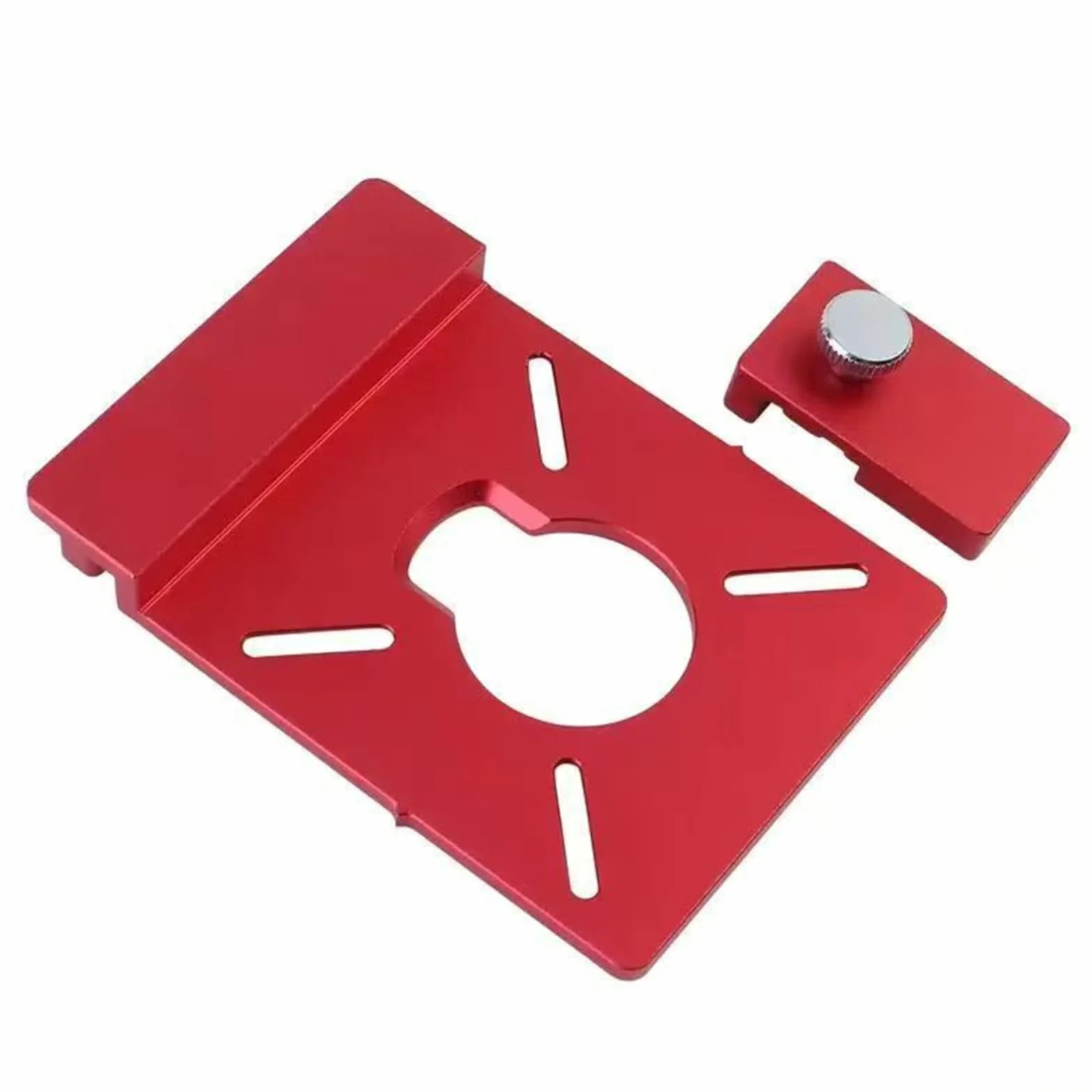 Adapter do prowadnicy frezarki ze stopu aluminium kompatybilny z prowadnicami do pił ściegowych