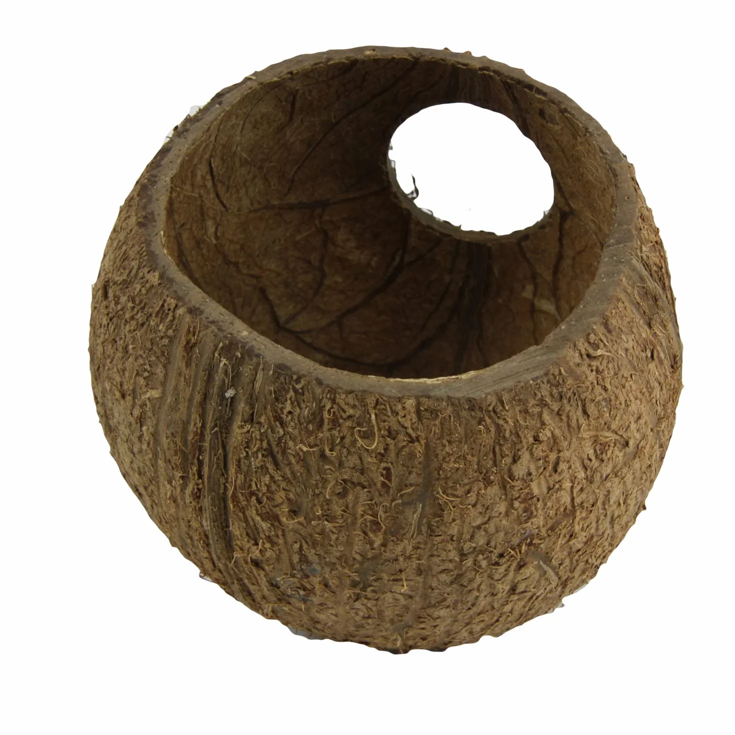 JBL 61512 miska z orzecha kokosowego jako jaskinia do akwariów i terrariów Cocos Cava 3/4 l