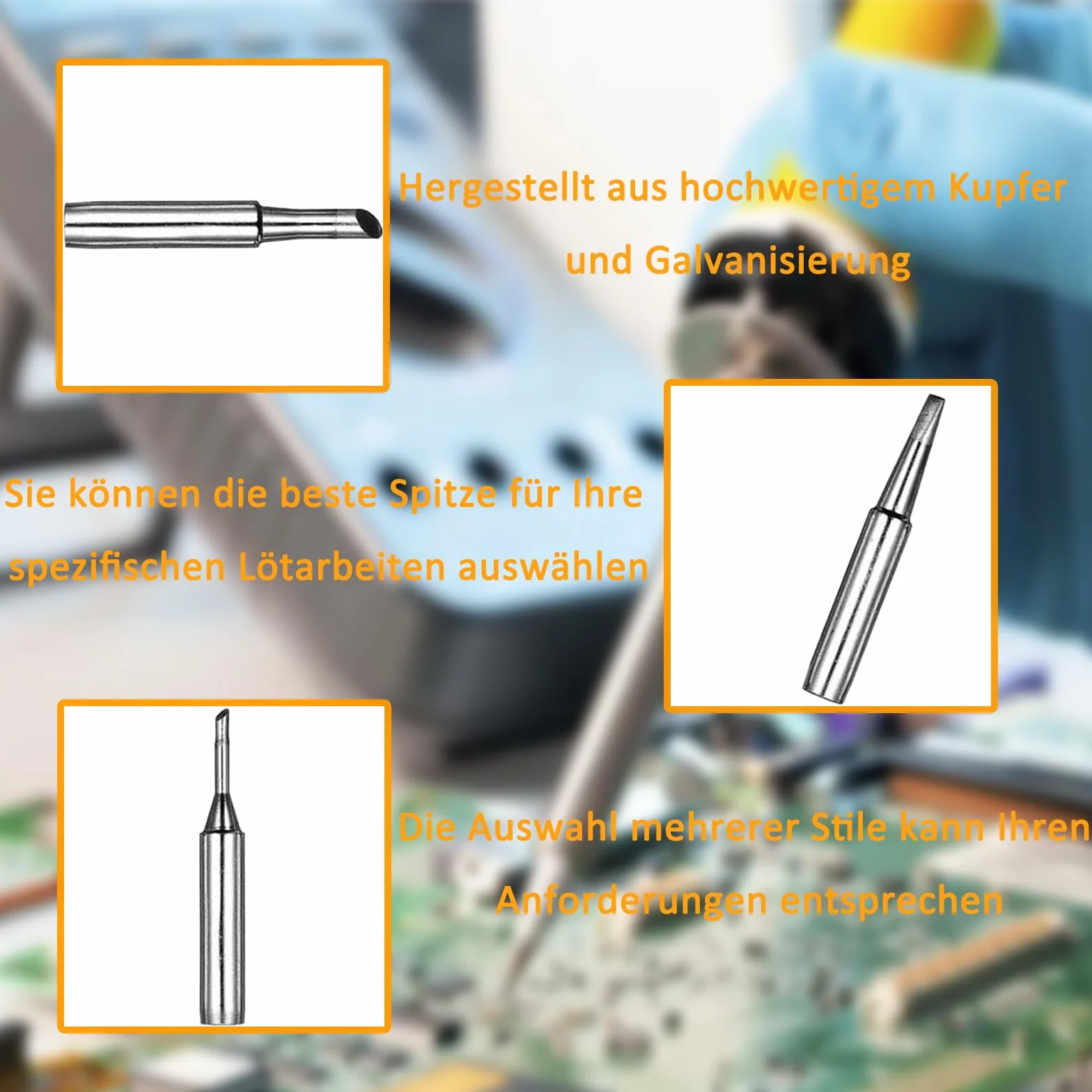 10 sztuk 900 M-T zestaw wymiennych grotów lutowniczych, lutownica, bezołowiowa końcówka lutownicza, miedziane groty do lutowania, spawania, dyszy do spawania (w zestawie 3 węże 936)