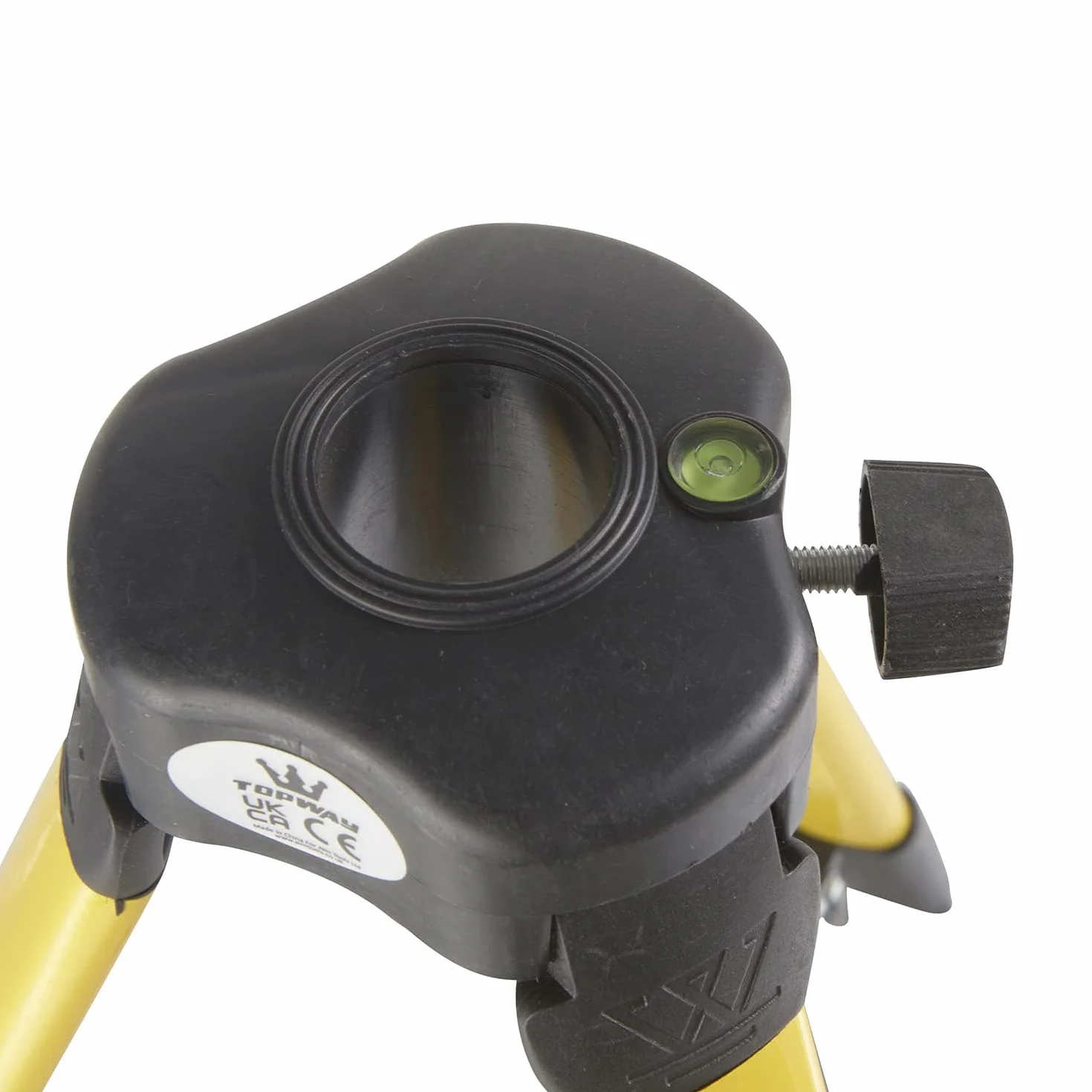 TOPWAY Laserowy statyw teleskopowy 37-74 cm, 3-częściowy, uchwyt statywu z regulacją wysokości do lasera obrotowego i lasera liniowego, drążek laserowy od podłogi do sufitu, model 311580