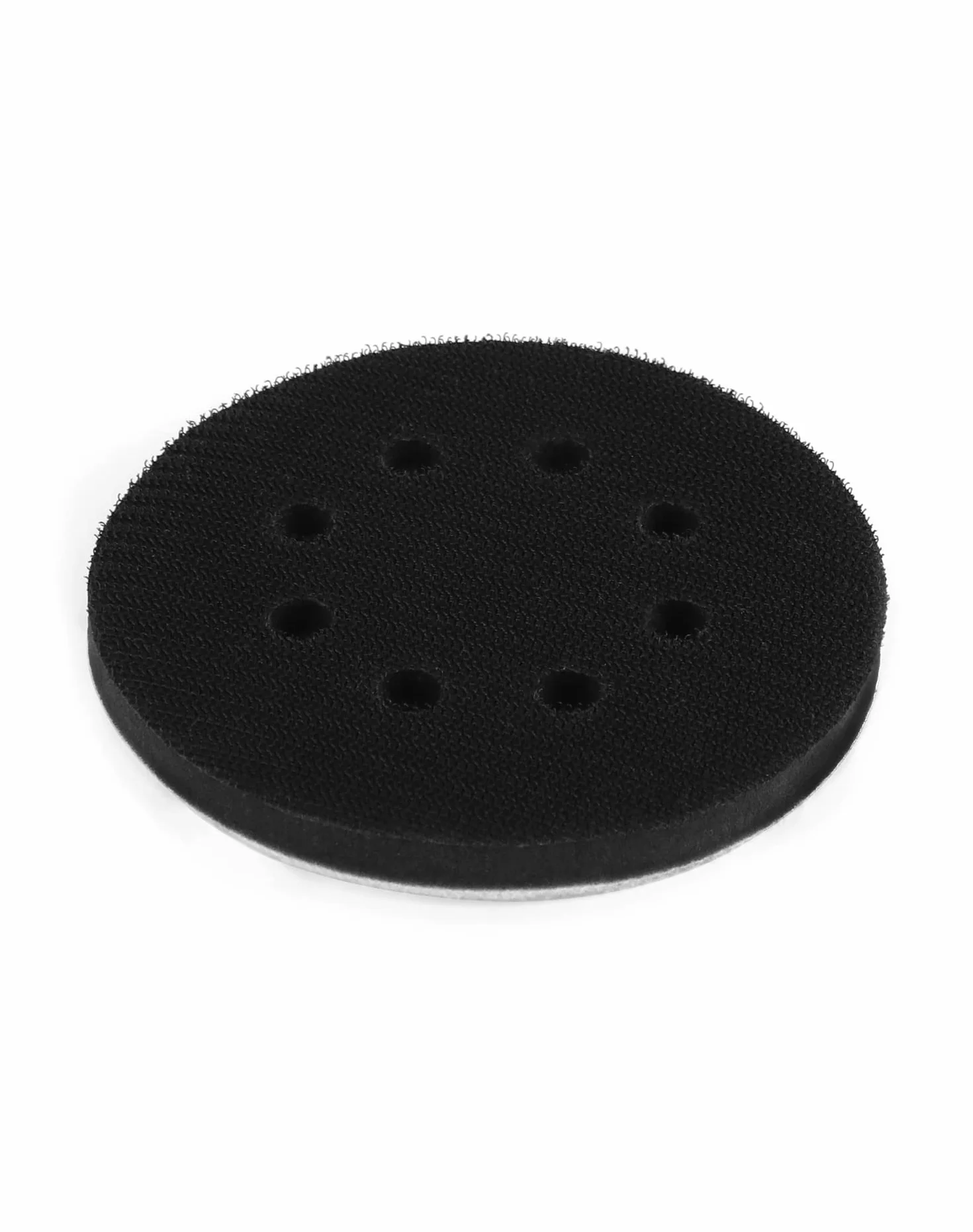 QWORK® 2 sztuki 125 mm podkładka z gąbki podkładka na rzep do tarczy szlifierskiej (8 otworów)