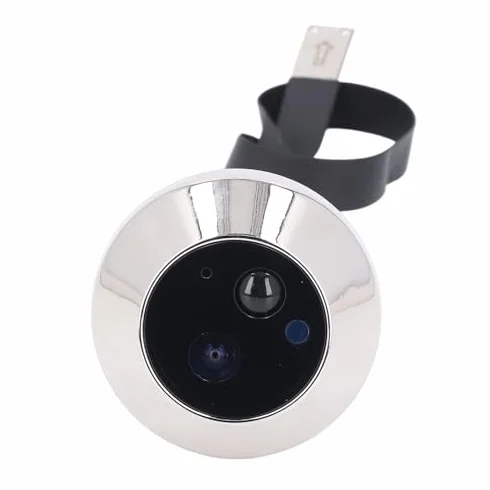 Wideodomofon WiFi do Mieszkania, Kamera z Wizjerem i Wyświetlaczem LCD 4,3 Cala, 2 MP 1080 P, Noktowizor, Detekcja Ruchu, Cyfrowy Wizjer Drzwi z Widokiem 160°