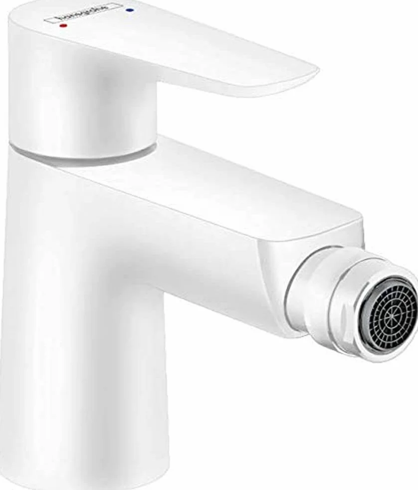 hansgrohe Talis E Jednouchwytowa bateria bidetowa z cięgłem biały matowy, 71720700
