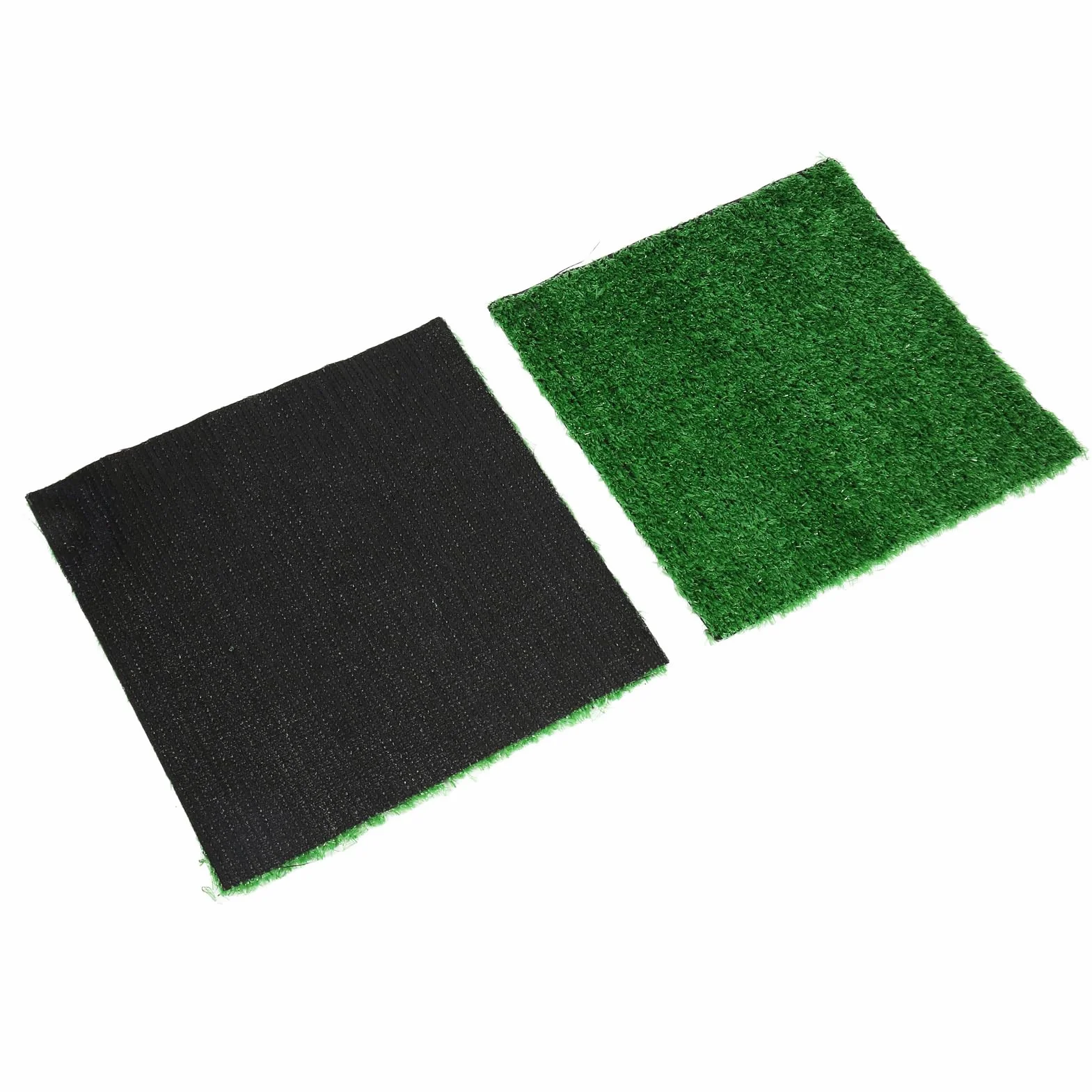 2 szt. Mata ze Sztucznej Trawy Taca do Toalety w Pomieszczeniu, Zmywalna Tacka na toaletę dla Psa Wymiana Trawa dla Psa Pee Pad do Treningu Toaletowego (L)