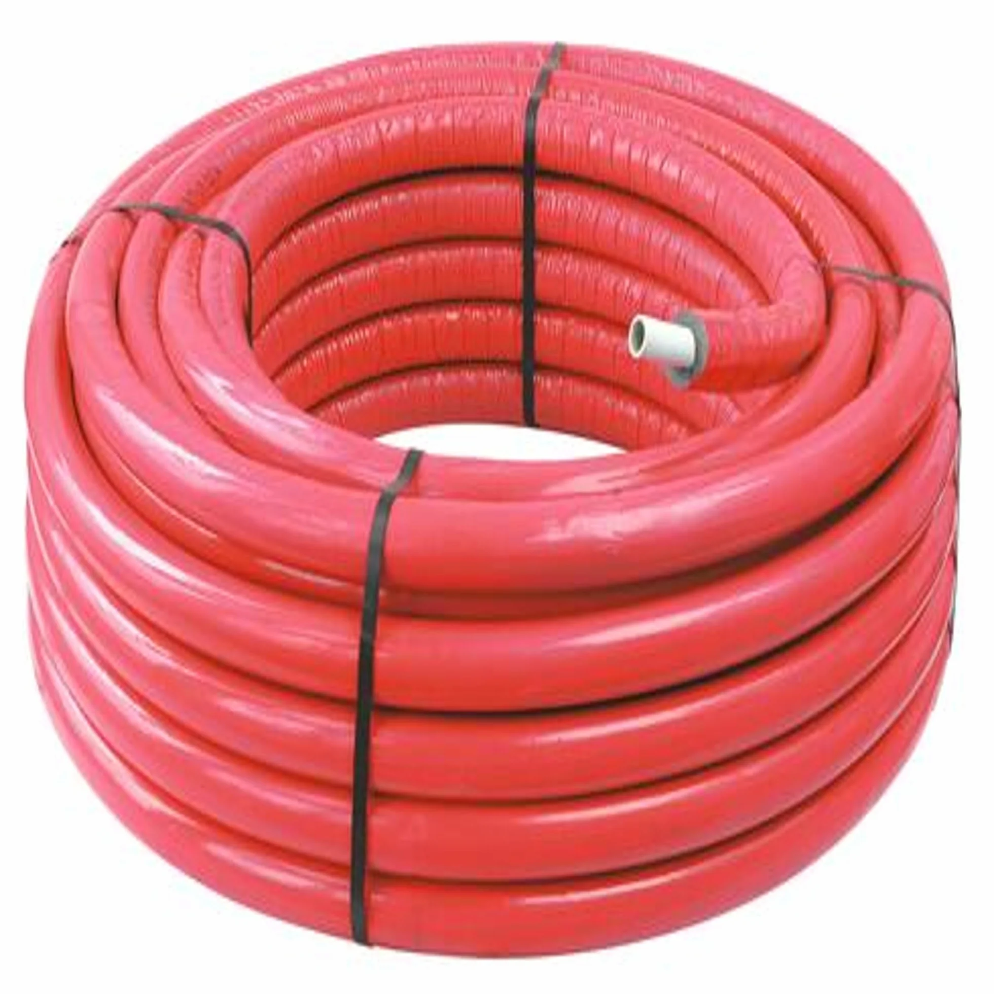SOMATHERM FOR YOU - Rolka 50m Rury Multistrato Izolowanej Ø16 - Do Sieci Wody Pitnej i Ogrzewania - Czerwona - Tmin 5°C/Tmax 95°C - Maks. Ciśnienie 10 Bar - Bariera Antytlenowa