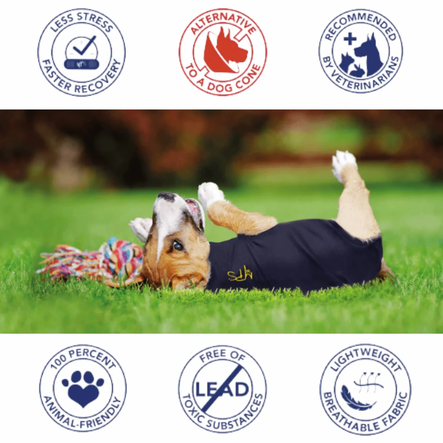 MPS Medical Pet Shirt, Top Body Shirt, Duży pies