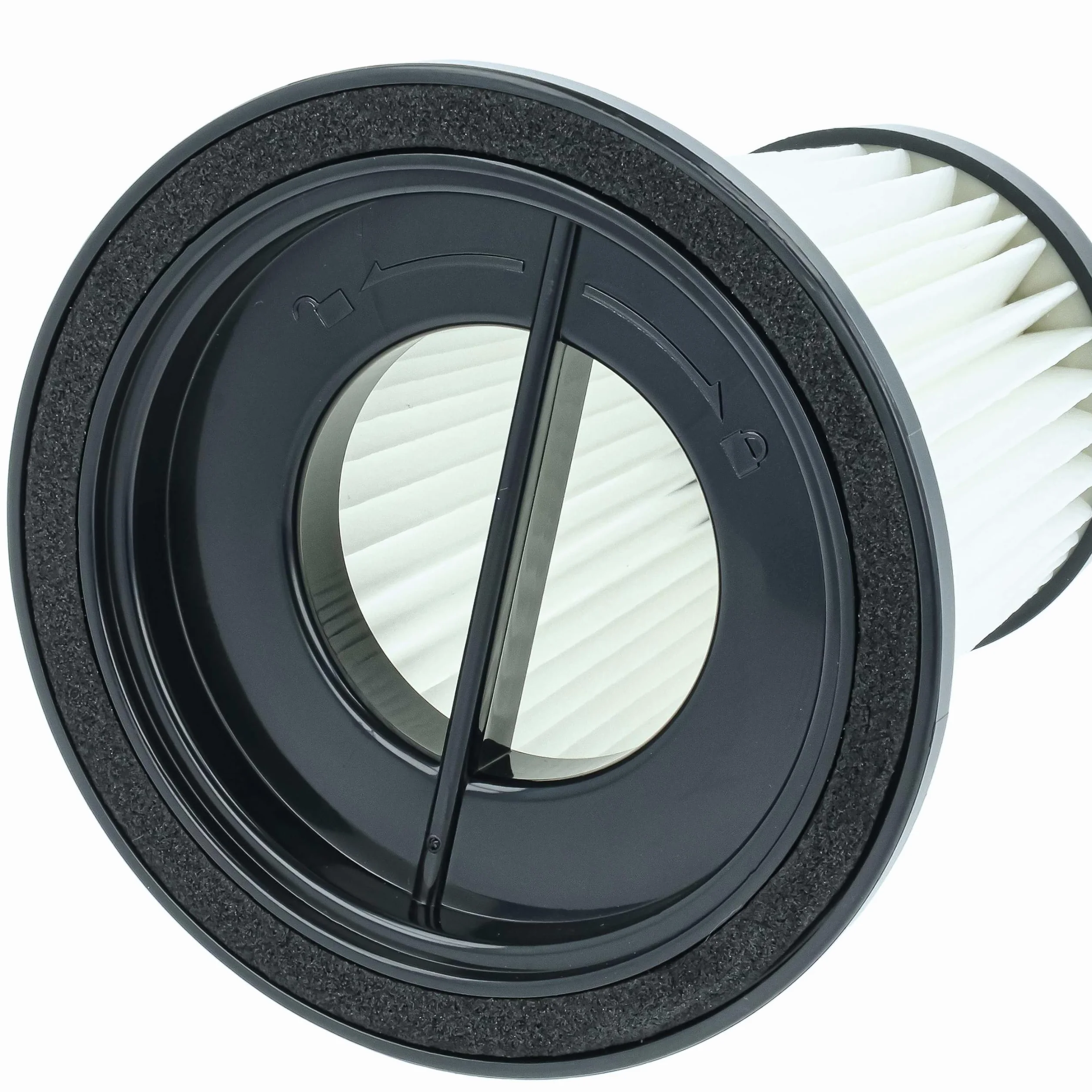 vhbw Filtr do odkurzacza zamiennik do Beko 9178039322, C00911456 do odkurzacza - filtr HEPA czarno-biały