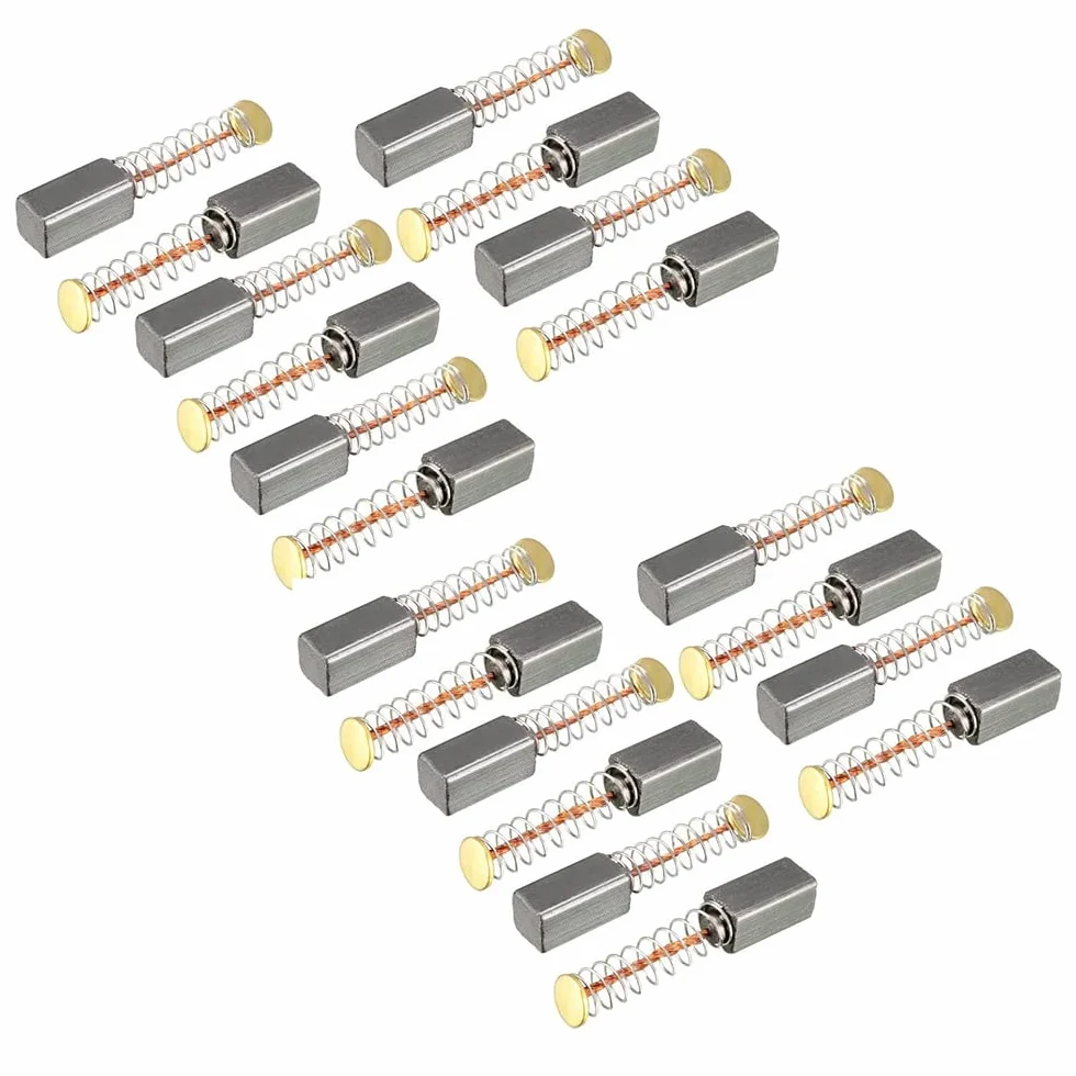 20 szczotek węglowych do zamienników silników elektrycznych 13 x 8 x 5 mm