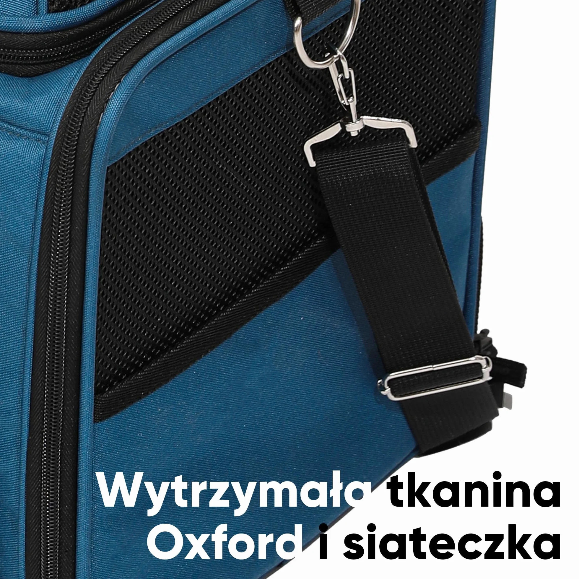 FUKUMARU Rozszerzalny Transporter dla Kota 46x28x28 cm, Miękki i Składany Transporter dla Psa, Zatwierdzony przez Linie Lotnicze, Wentylowany, Trwała Siatka, Odporny na Ucieczki, Niebieski