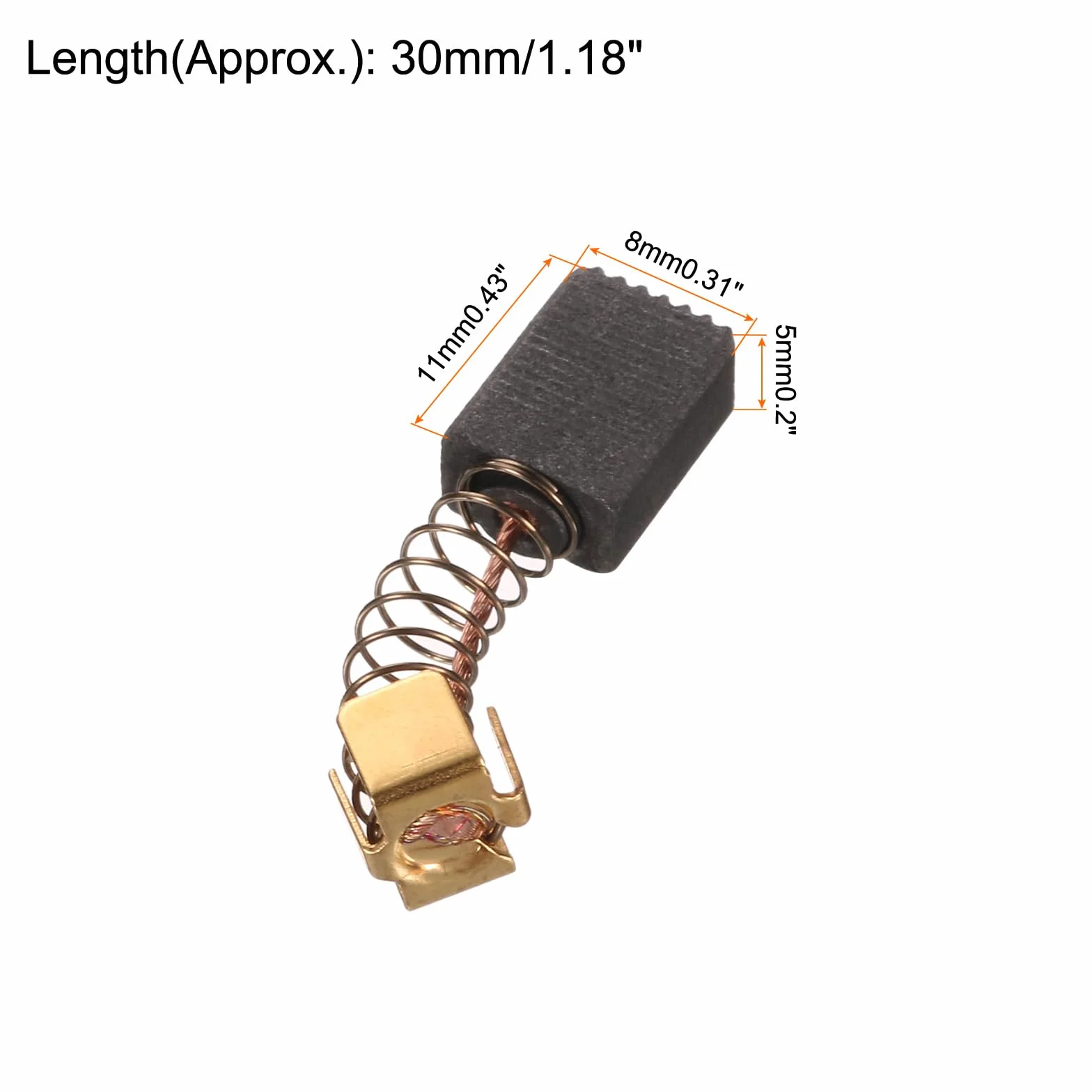 QUARKZMAN CB-64 szczotka węglowa 11 x 8 x 5 mm do wiertarki elektrycznej