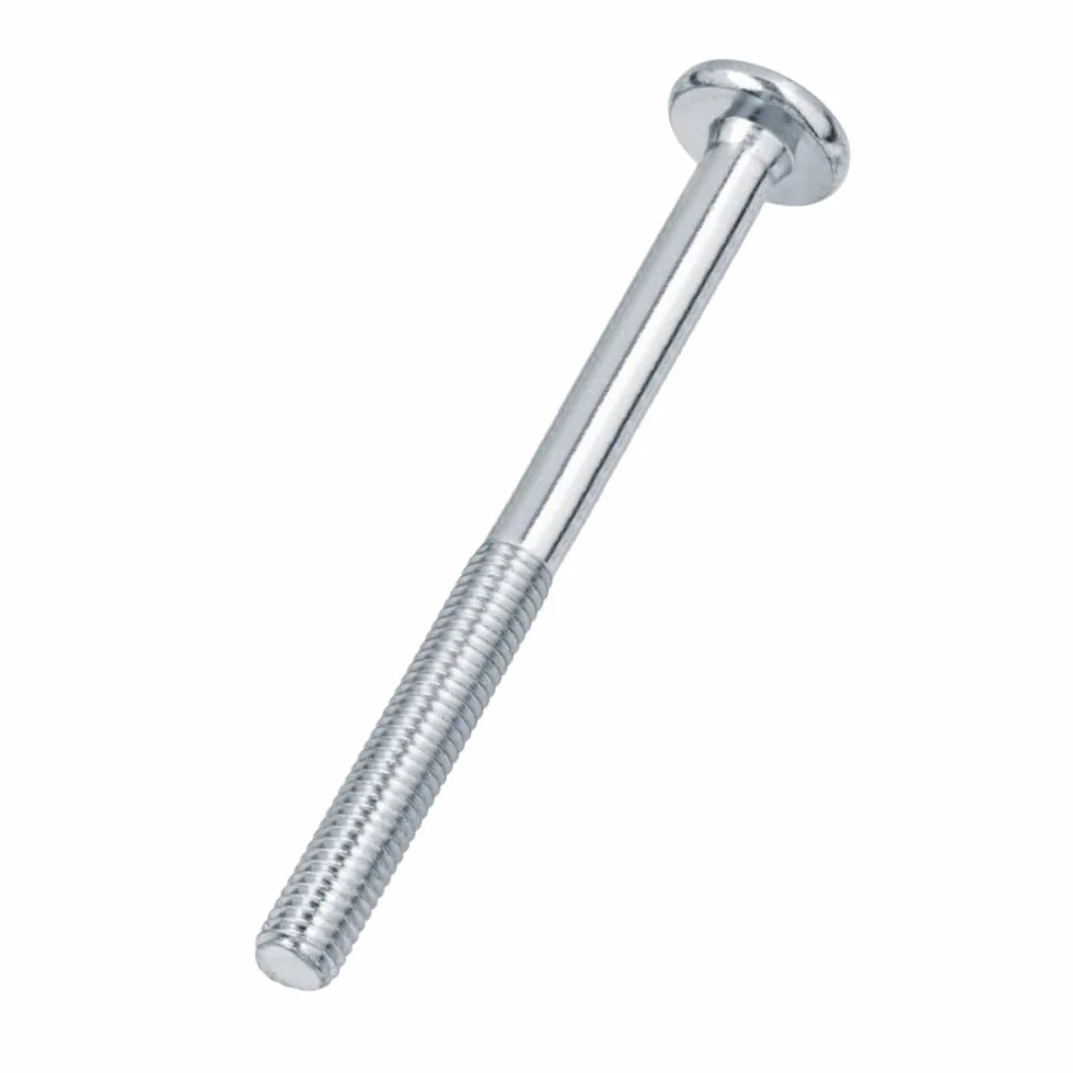 Śruba z płaskim łbem M6 x 130 Stal ocynkowana 10 sztuk, Śruba do mebli z gniazdem na imbus