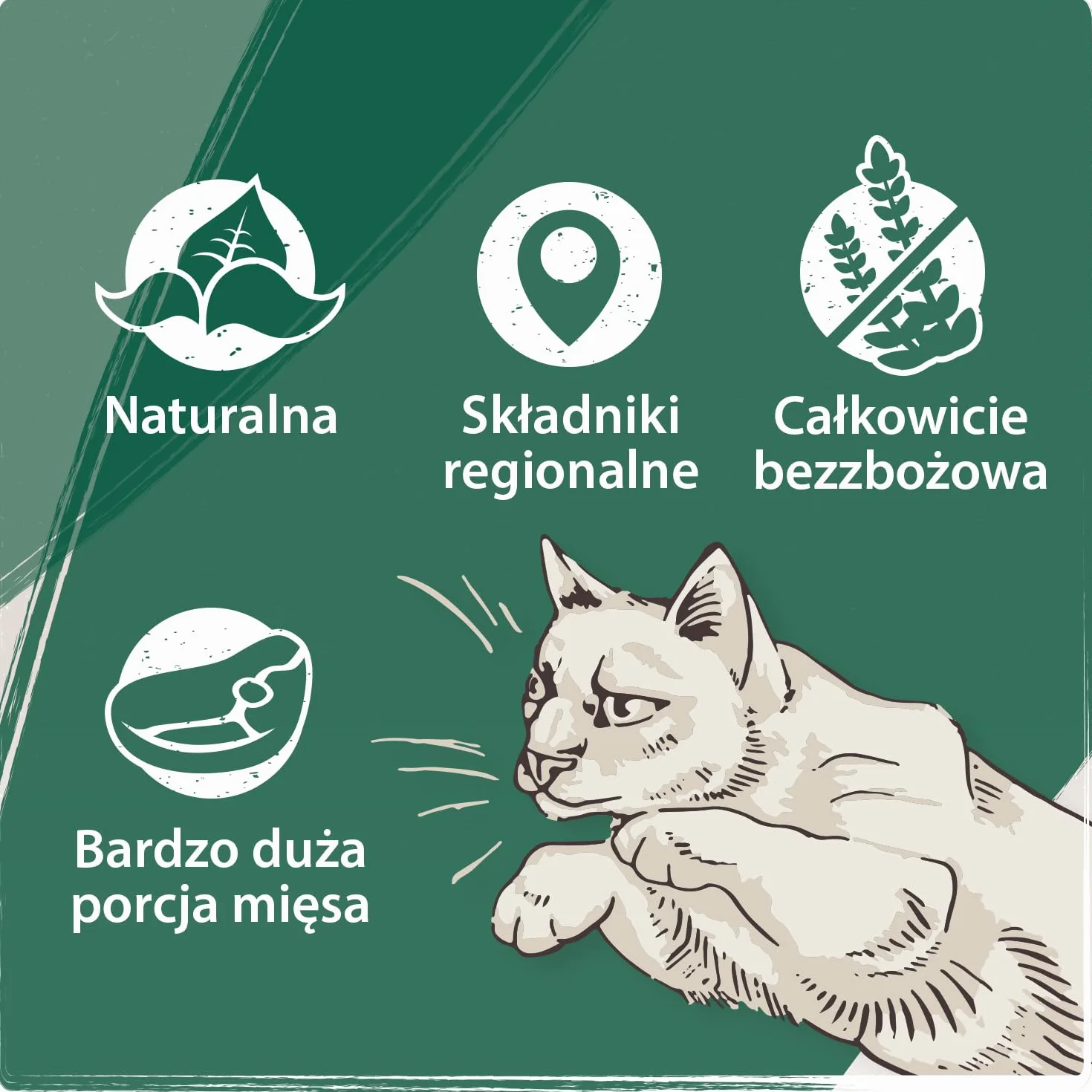 Venandi Animal Mokra karma premium dla kotów pakiet próbny III 6 x 200 g monoproteina bez zbóż