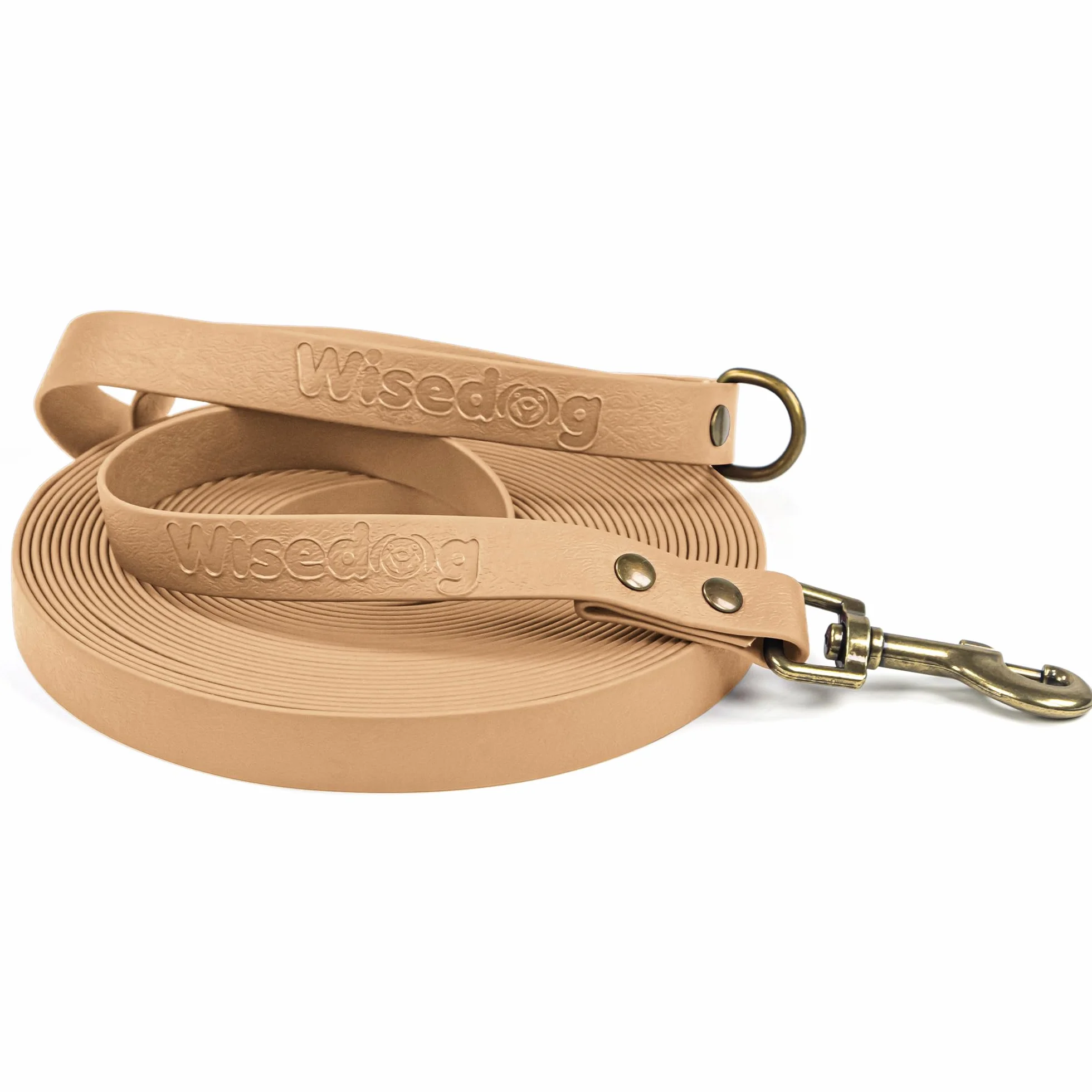 Wisedog piaskowa długa linka treningowa 5 m smycz dla psa vintage