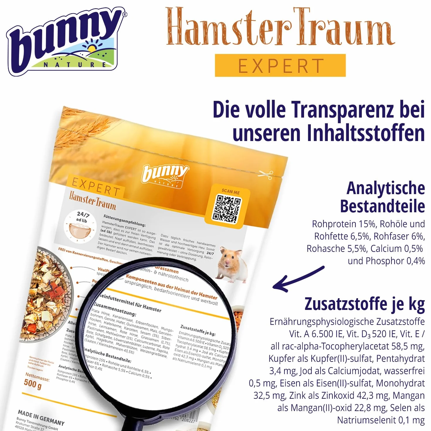 Bunny HamsterTraum Expert 600 g