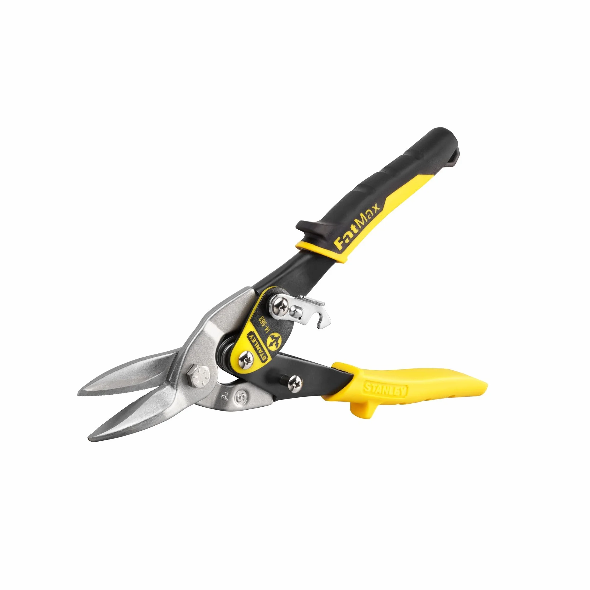 STANLEY FATMAX Tin Snips, Straight Cut, Aviation Snip, 9-7/8-Inch (14-563)