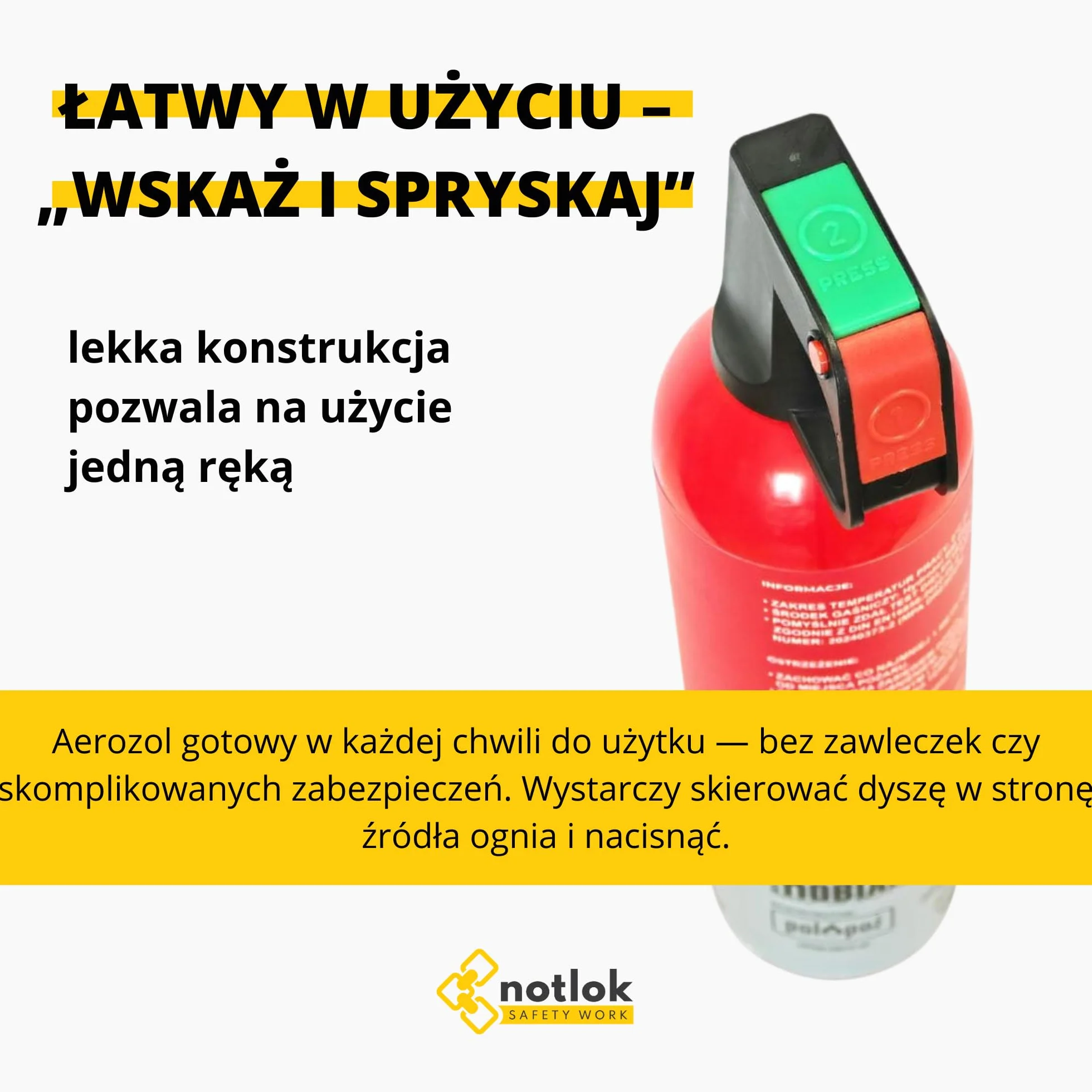 Gaśnica 750 ml Spray gaśniczy do baterii litowych i akumulatorów Bezfluorowa bez PFAS