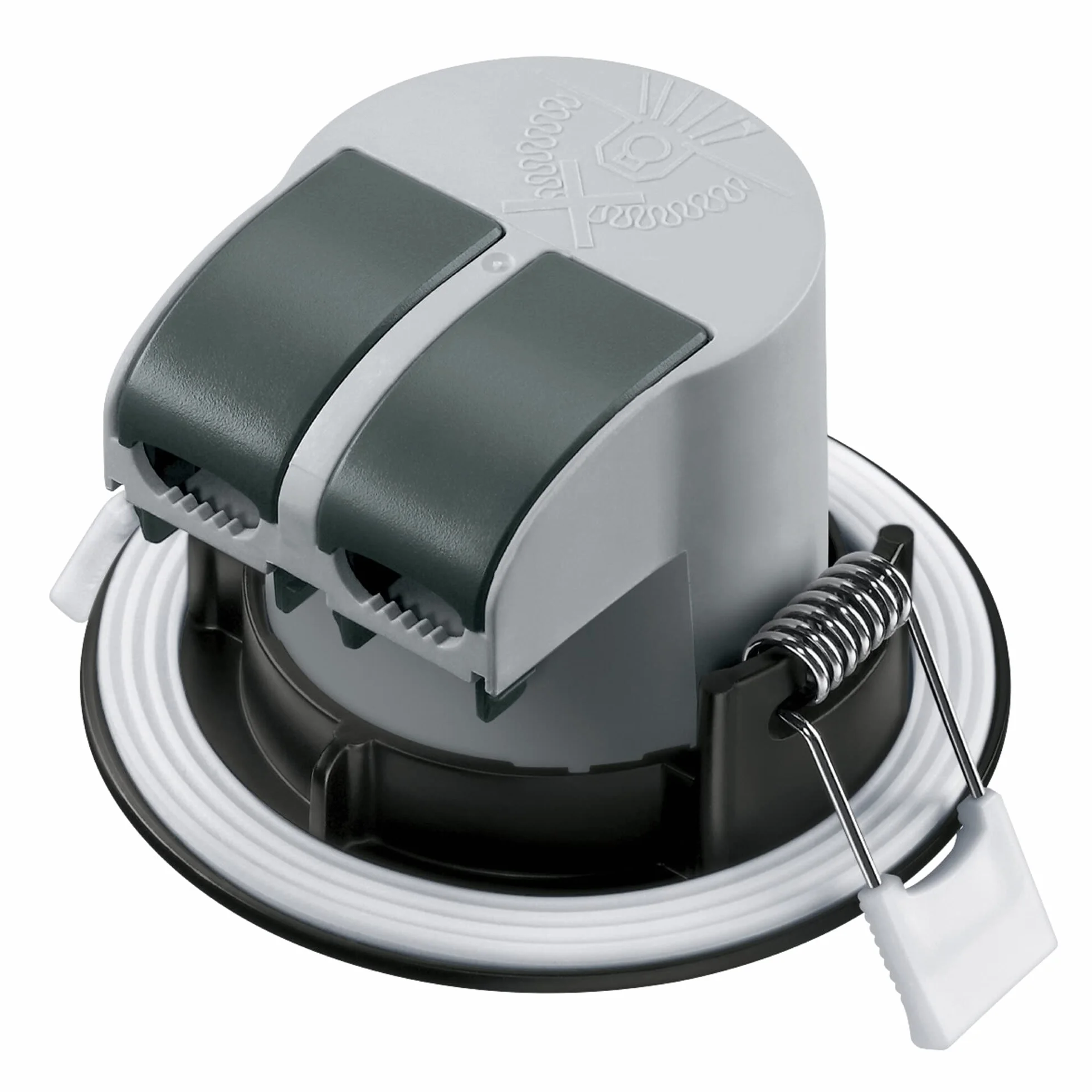 Philips Reflektor łazienkowy LED do nurkowania 27K 5,5 W [ciepła biel - czarny] IP651. do oświetlenia wilgotnych pomieszczeń, łazienki i kuchni