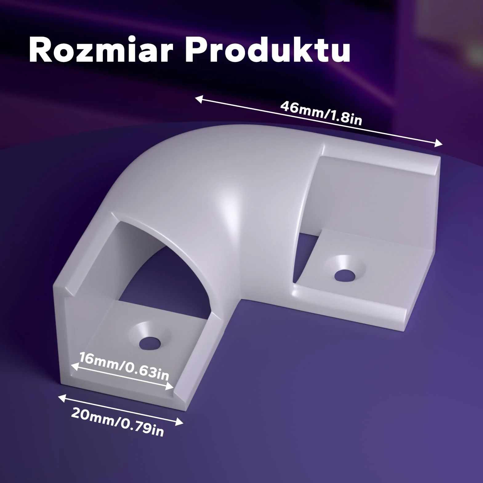 HOMMAND Łączniki narożne 90 stopni 10 szt. do profilu LED aluminiowego