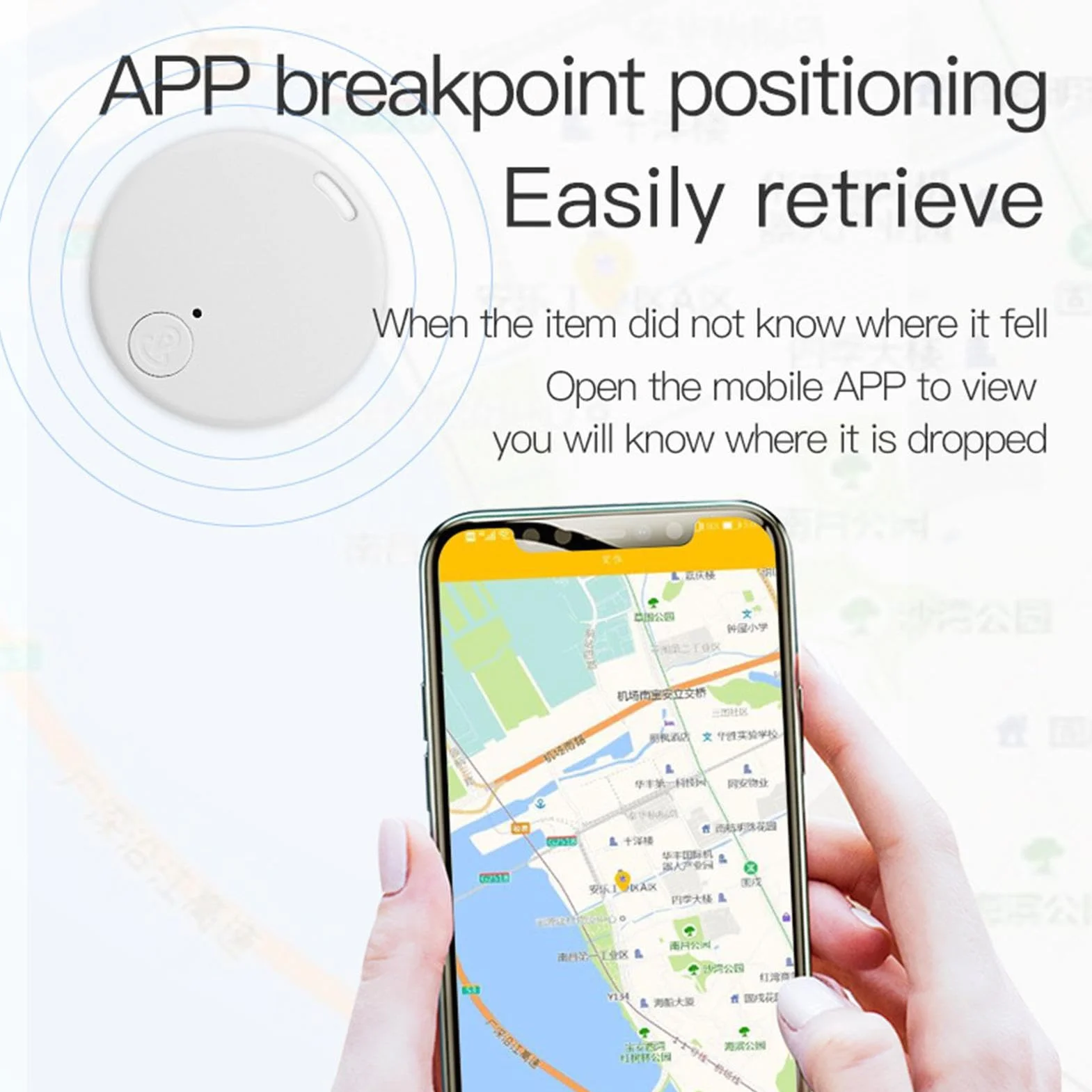 Lokalizator GPS dla psów | Inteligentne etykiety zapobiegające zgubieniu GPS, akcesoria do telefonu komórkowego do aktywności na świeżym powietrzu, pojazdów, osób starszych, dzieci, zwierząt domowych