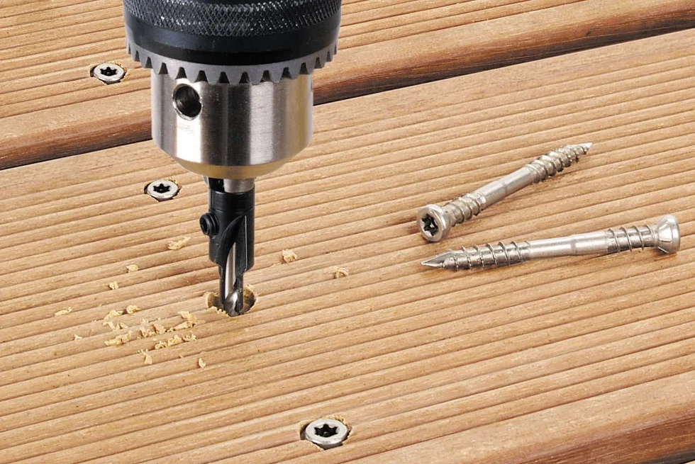 Wolfcraft wiertło wstępne Ø 4,5 mm z pogłębiaczem Ø 12 mm