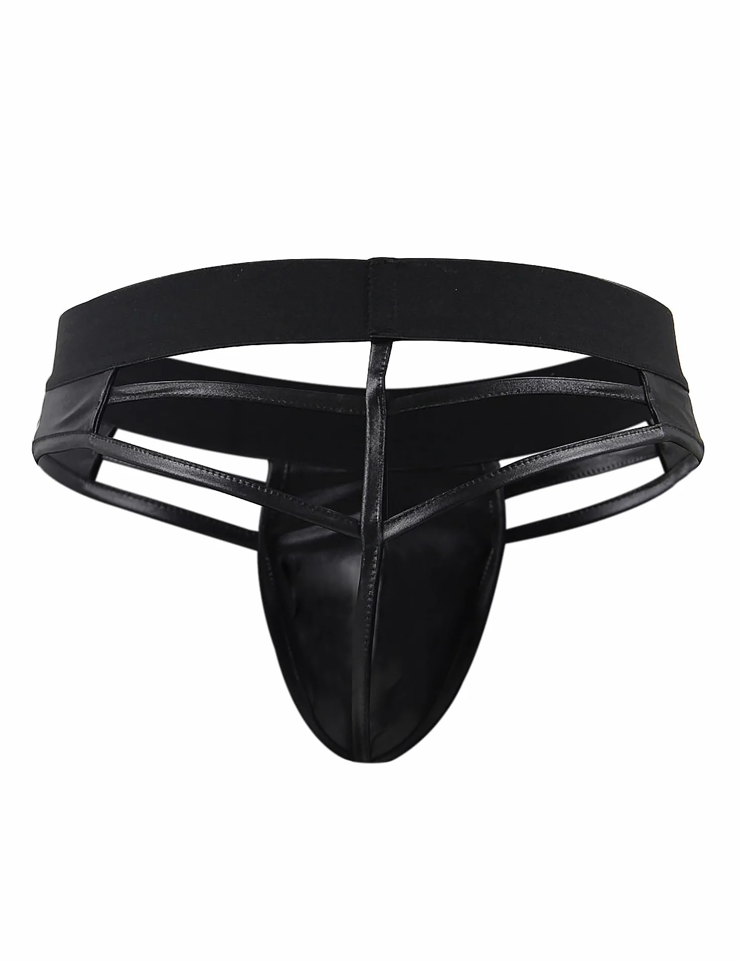 comeondear stringi męskie seksowne gorące stringi czarne elastyczne jockstrap bielizna majtki tanga niska talia G-stringi duży rozmiar