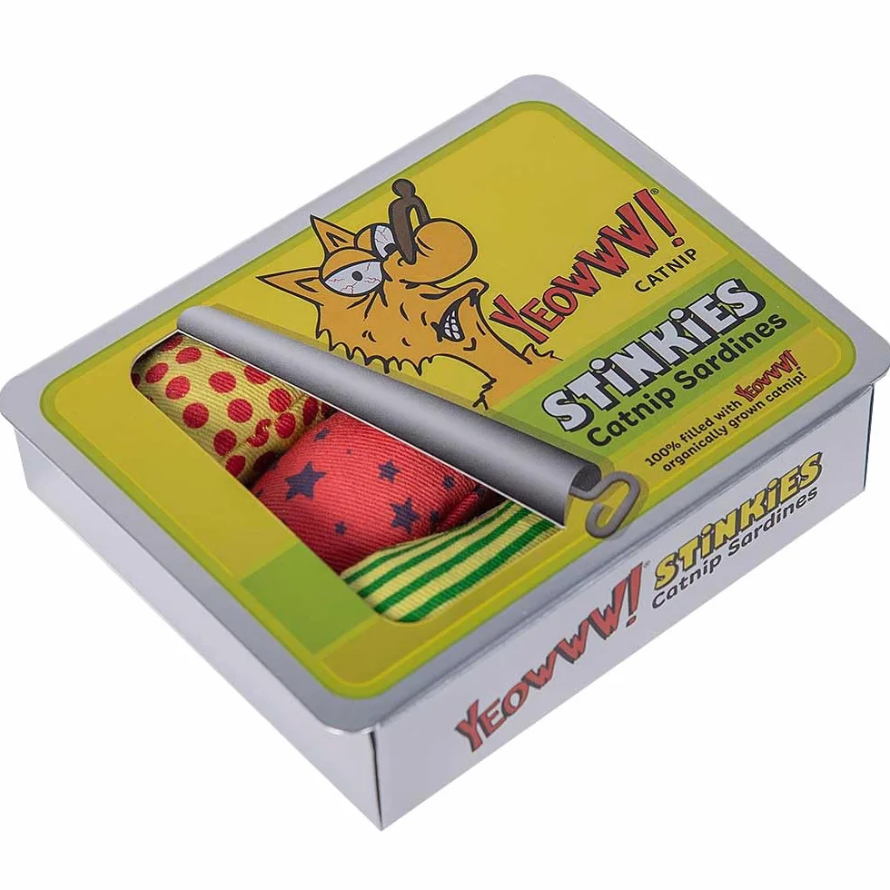 YEOWWW, Multi - 3 sardynki z kocimiętką w puszce - 1 sztuka, wszystkie rozmiary ras