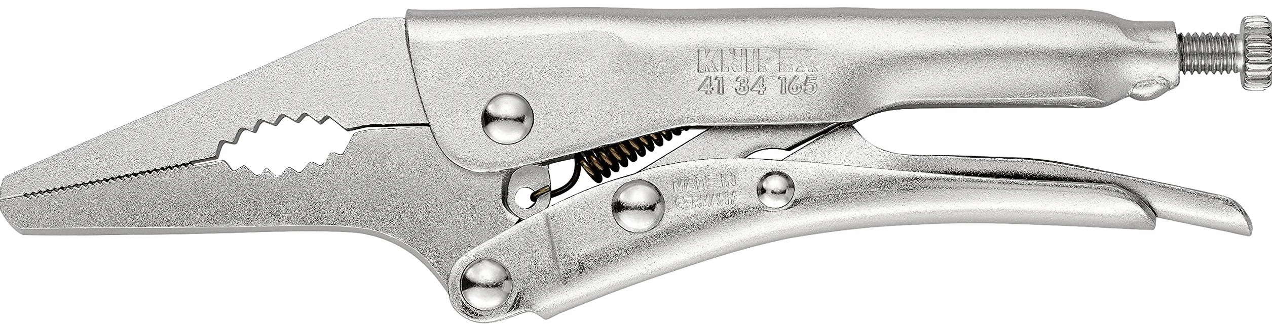 KNIPEX Szczypce zaciskowe Ocynkowane 165 mm, 41 34 165