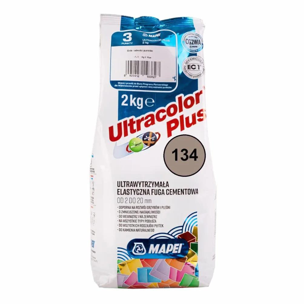 Fuga cementowa MAPEI ULTRACOLOR PLUS 2kg 134 jedwab