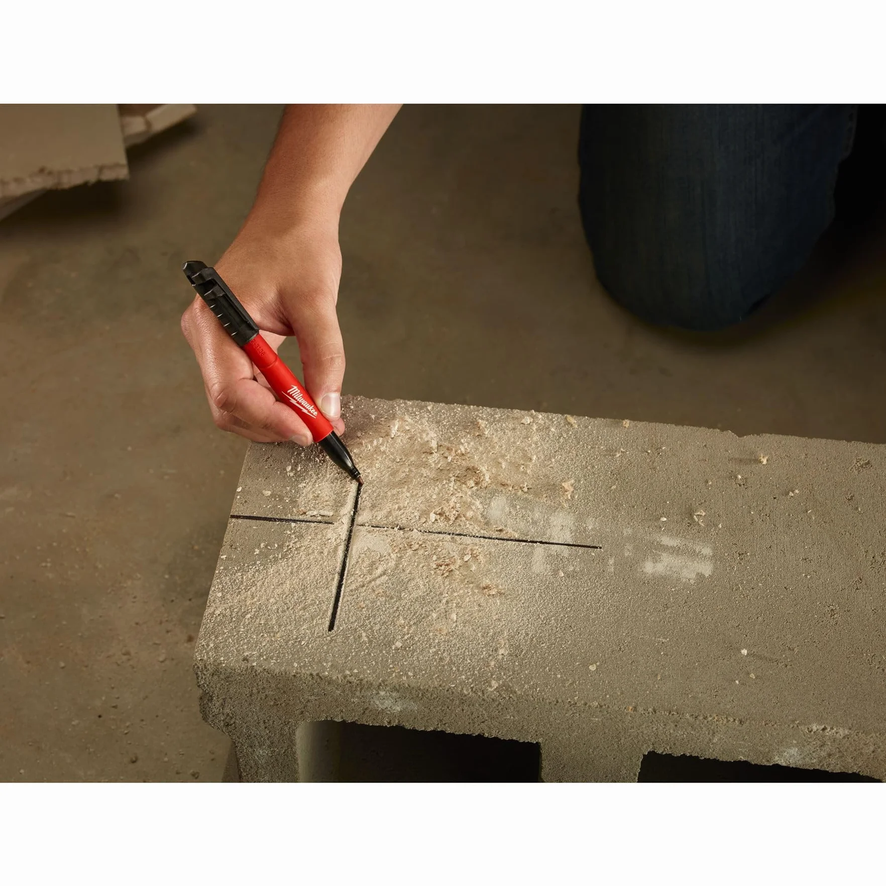 Milwaukee 4932480551 Markery Permanentne, Czarny, 4 sztuki