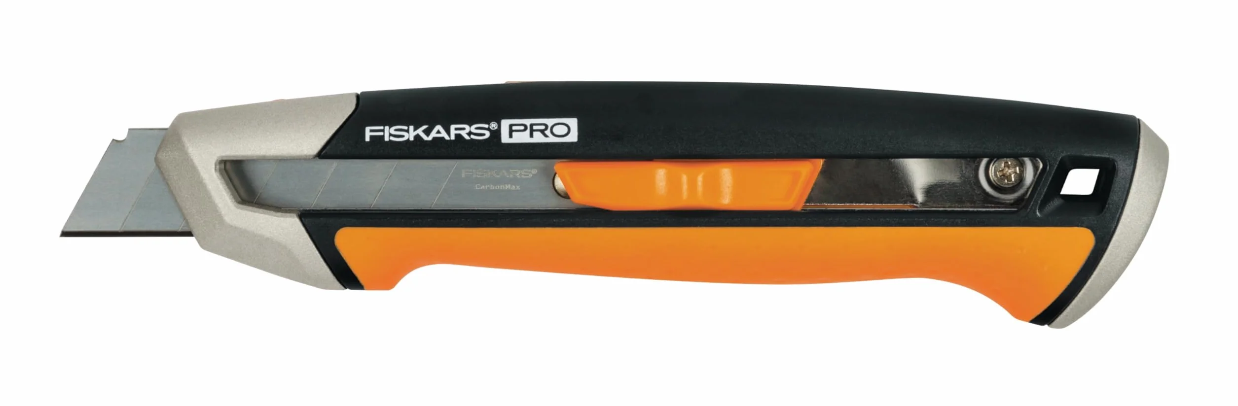 Fiskars Nóż segmentowy 16,5 cm CarbonMax Stal nierdzewna czarny pomarańczowy