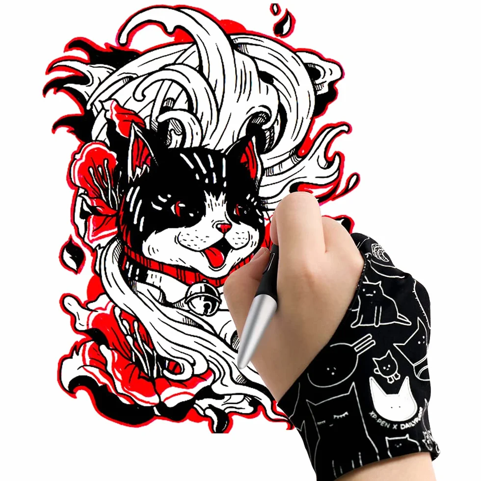 XP-Pen ACG15 Artist Glove rękawica przeciwporostowa do tabletu graficznego uniwersalny rozmiar 2 sztuki