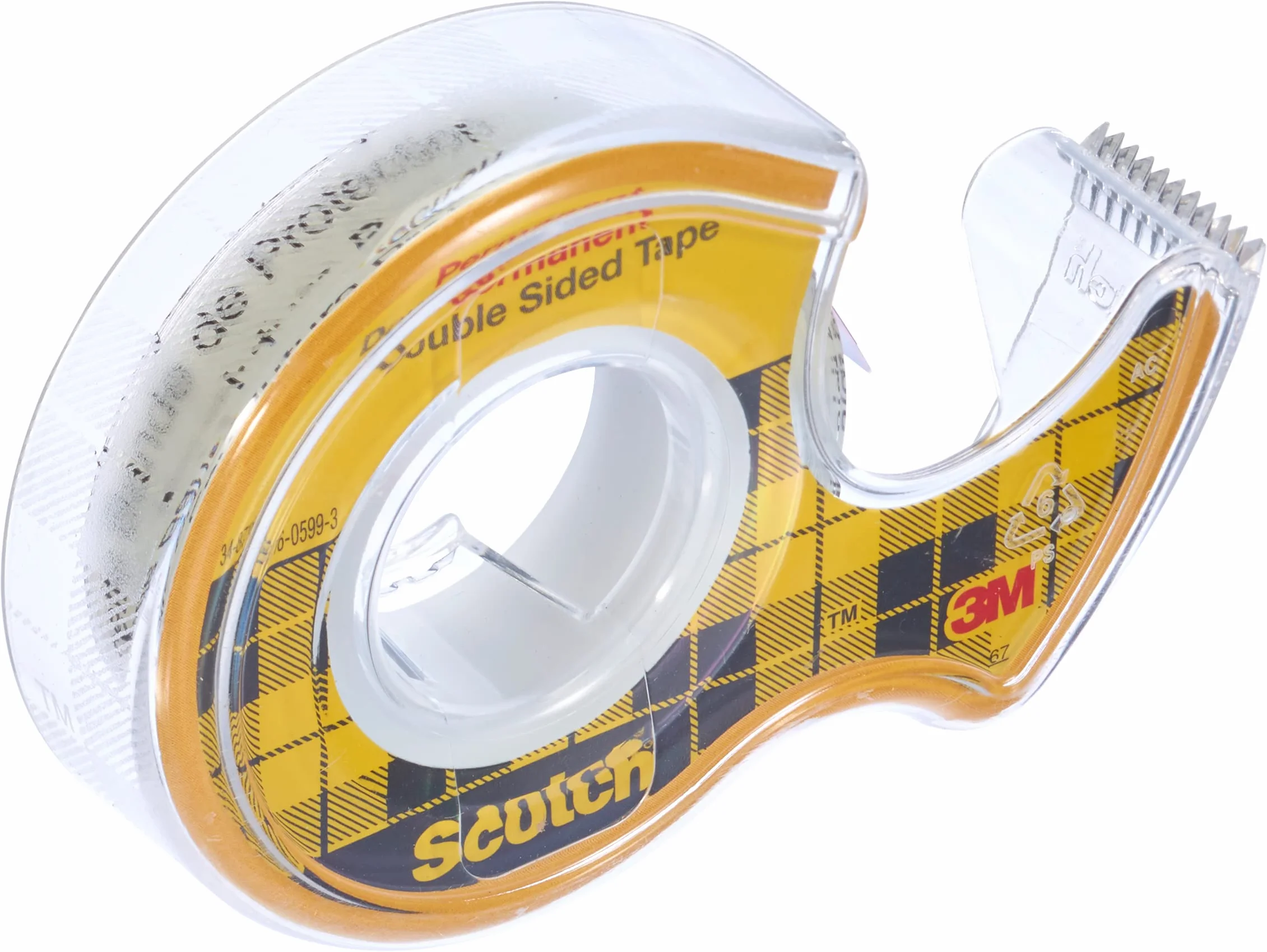 Scotch Dwustronna taśma klejąca 136D-MDOEU, 12,7 mm x 6,3 m, 1 rolka na odwijaczu ręcznym/opakowaniu