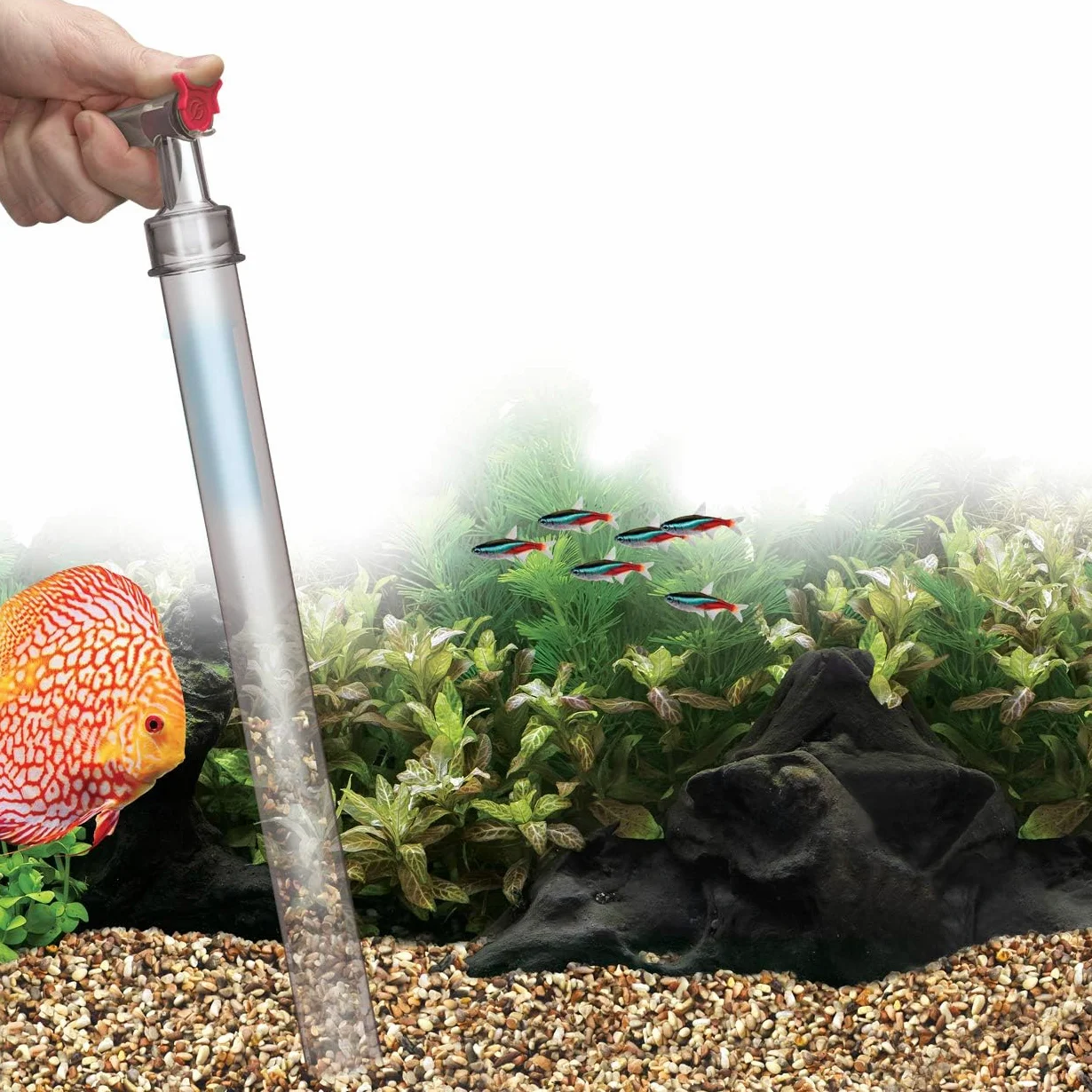Fluval Zestaw do czyszczenia żwiru A370 czarny