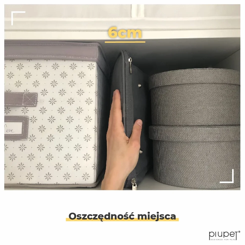 PiuPet® Pudełko transportowe i stabilna torba dla transportowych kotów I idealna z dużym polem widzenia