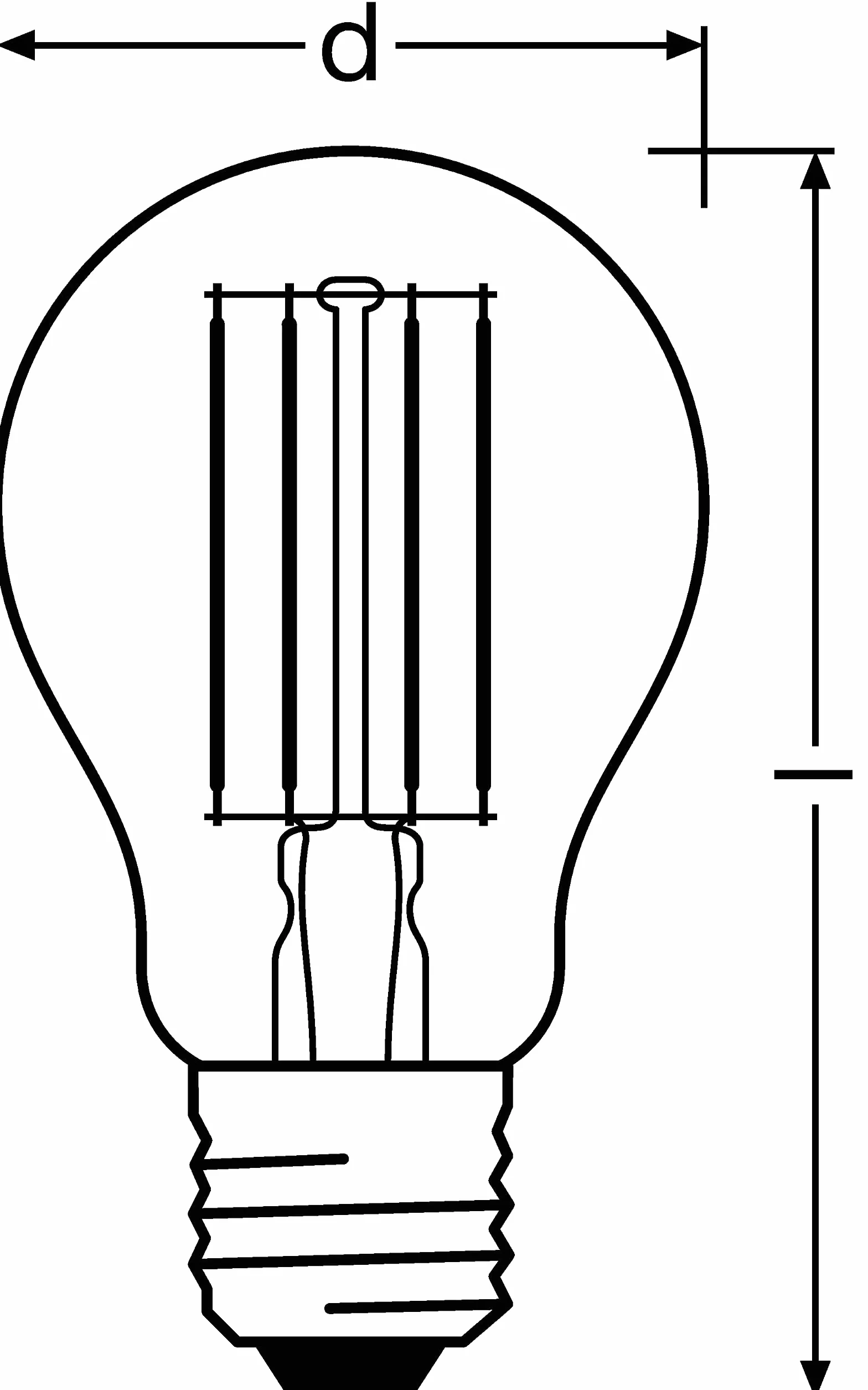 OSRAM LED BASE Classic A75 E27 2700K 1055 lm 3 szt. Żarówka LED