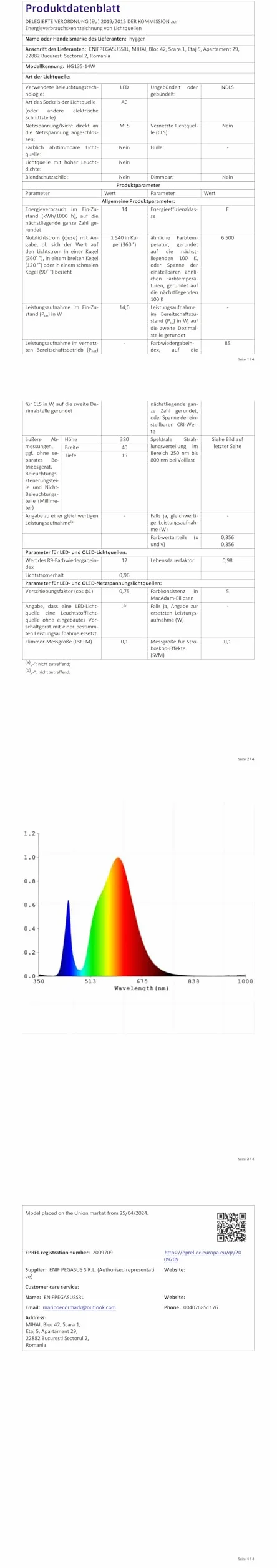 Hygger Zatapialne oświetlenie LED do akwarium 14 W pełne spektrum 24/7 9 kolorów 10 poziomów jasności 41-68 cm