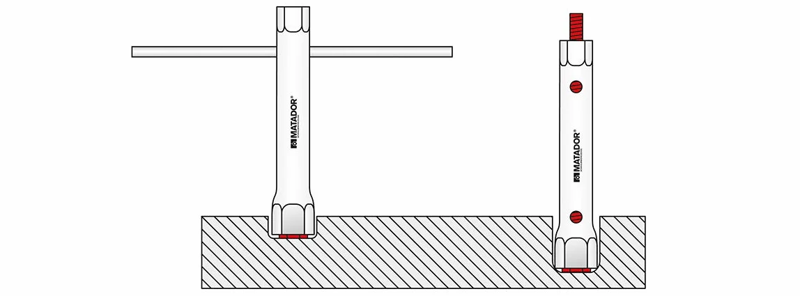 MATADOR klucz nasadowy do rur 30 x 32 mm 0380 3032
